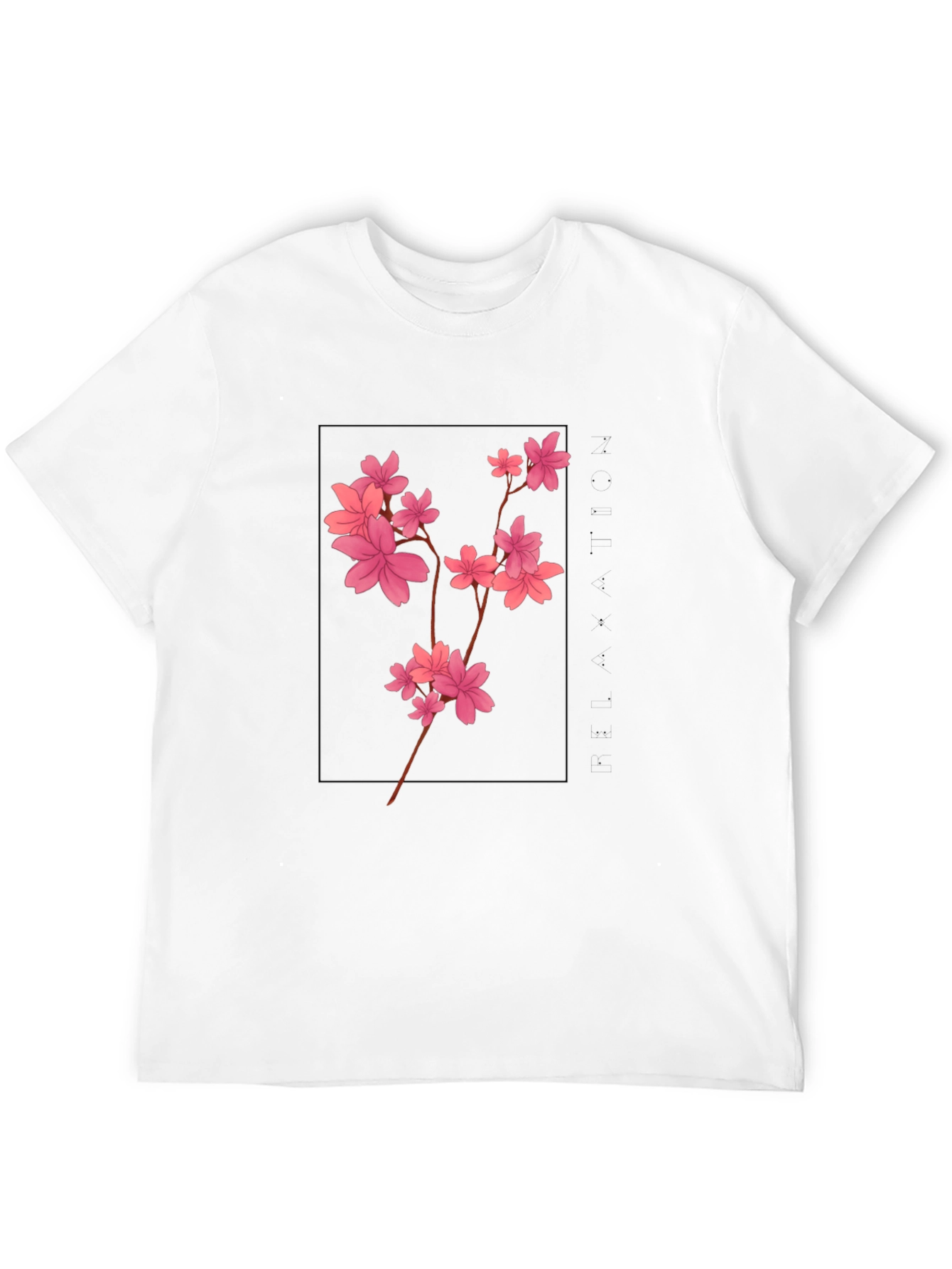 Cherry Blossom T-Shirt - Black Graphic Tee