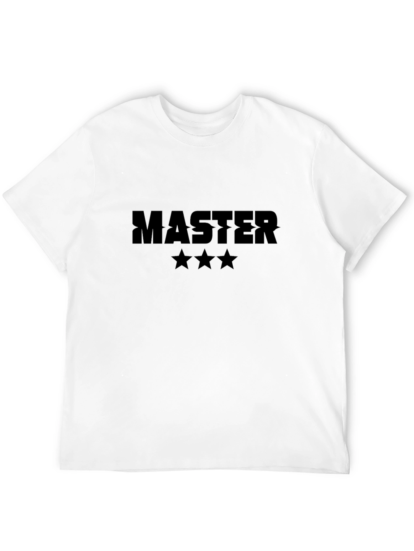 Master Three Star Black T-Shirt