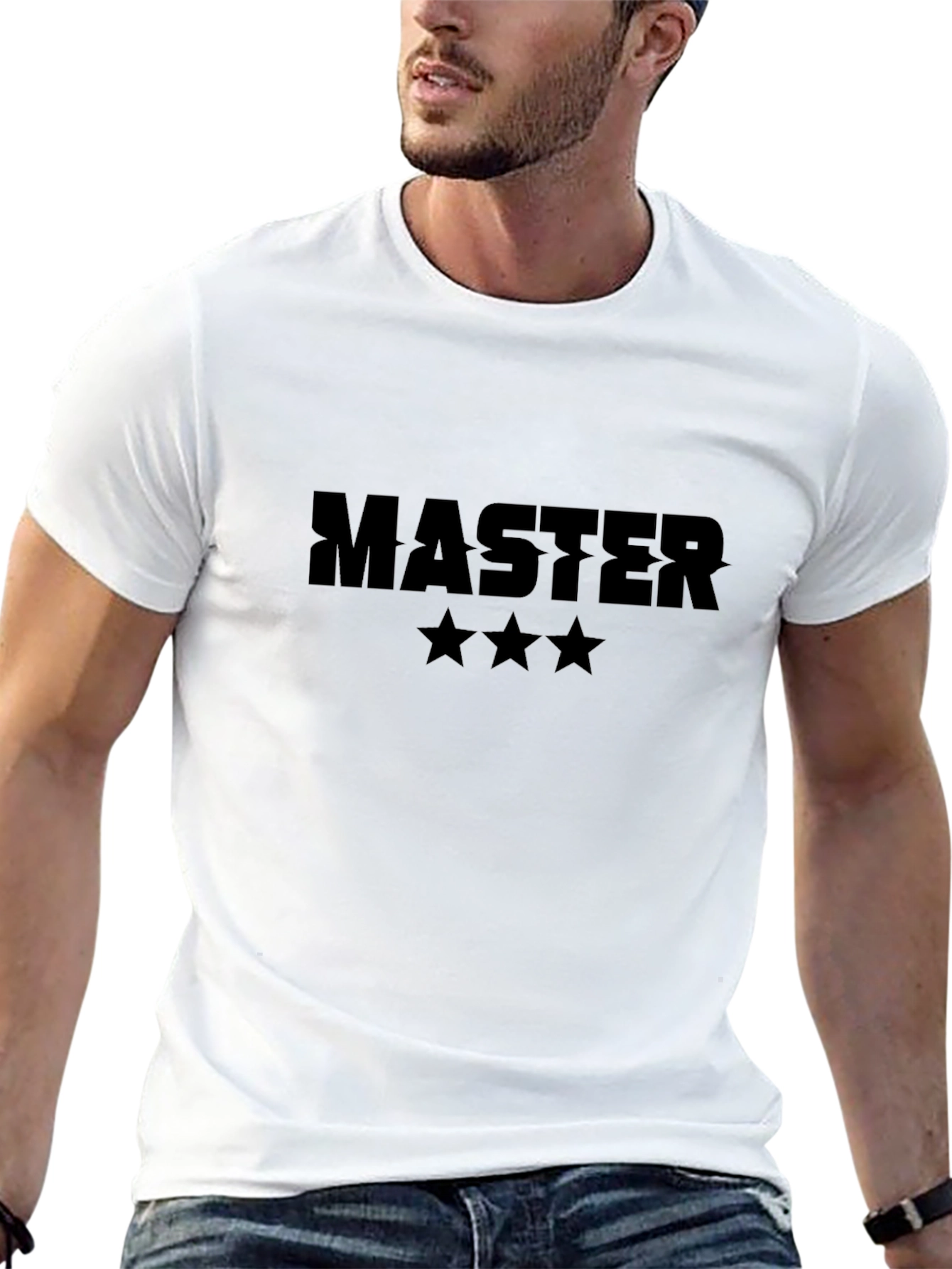 Master Three Star Black T-Shirt