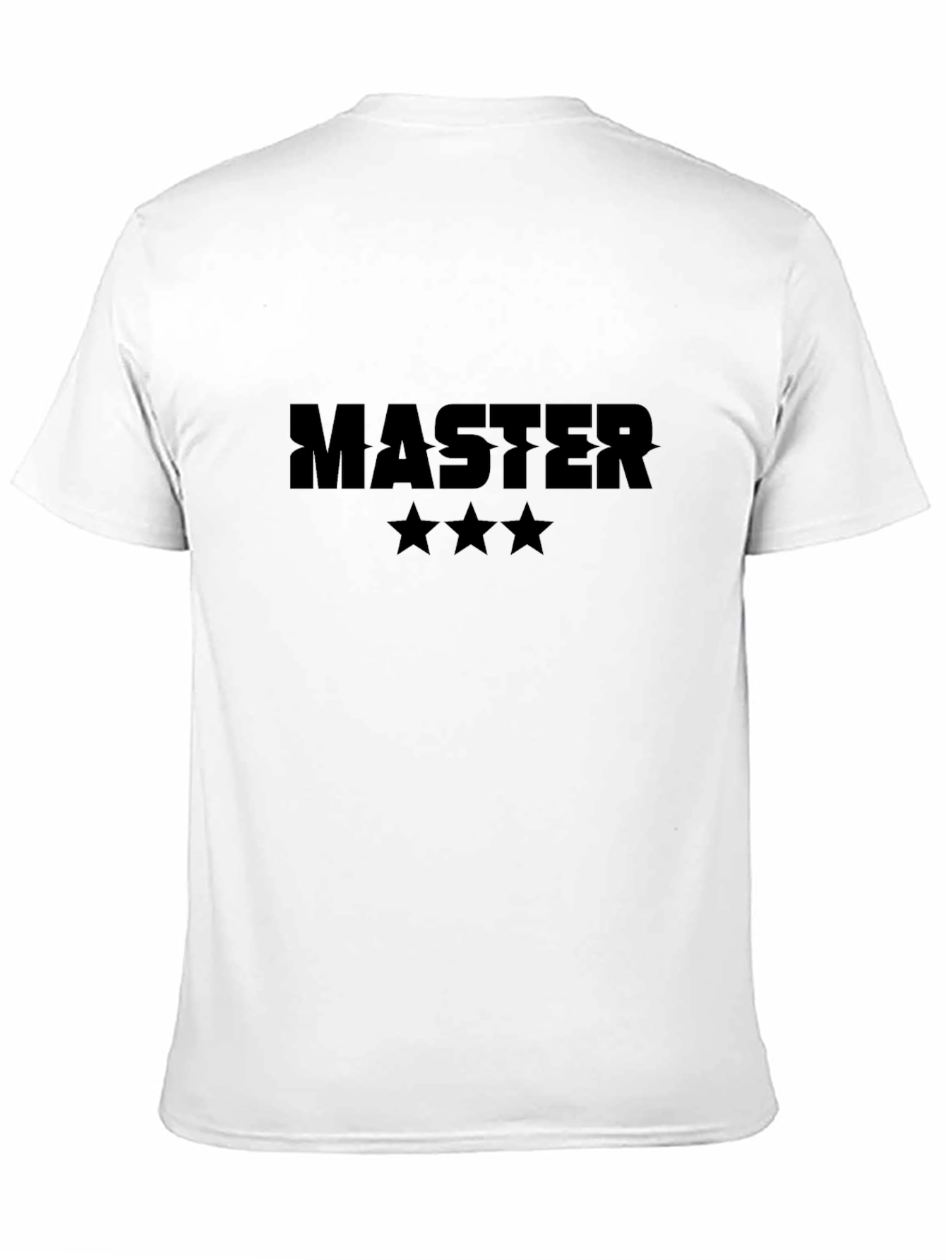 Master Three Star Black T-Shirt