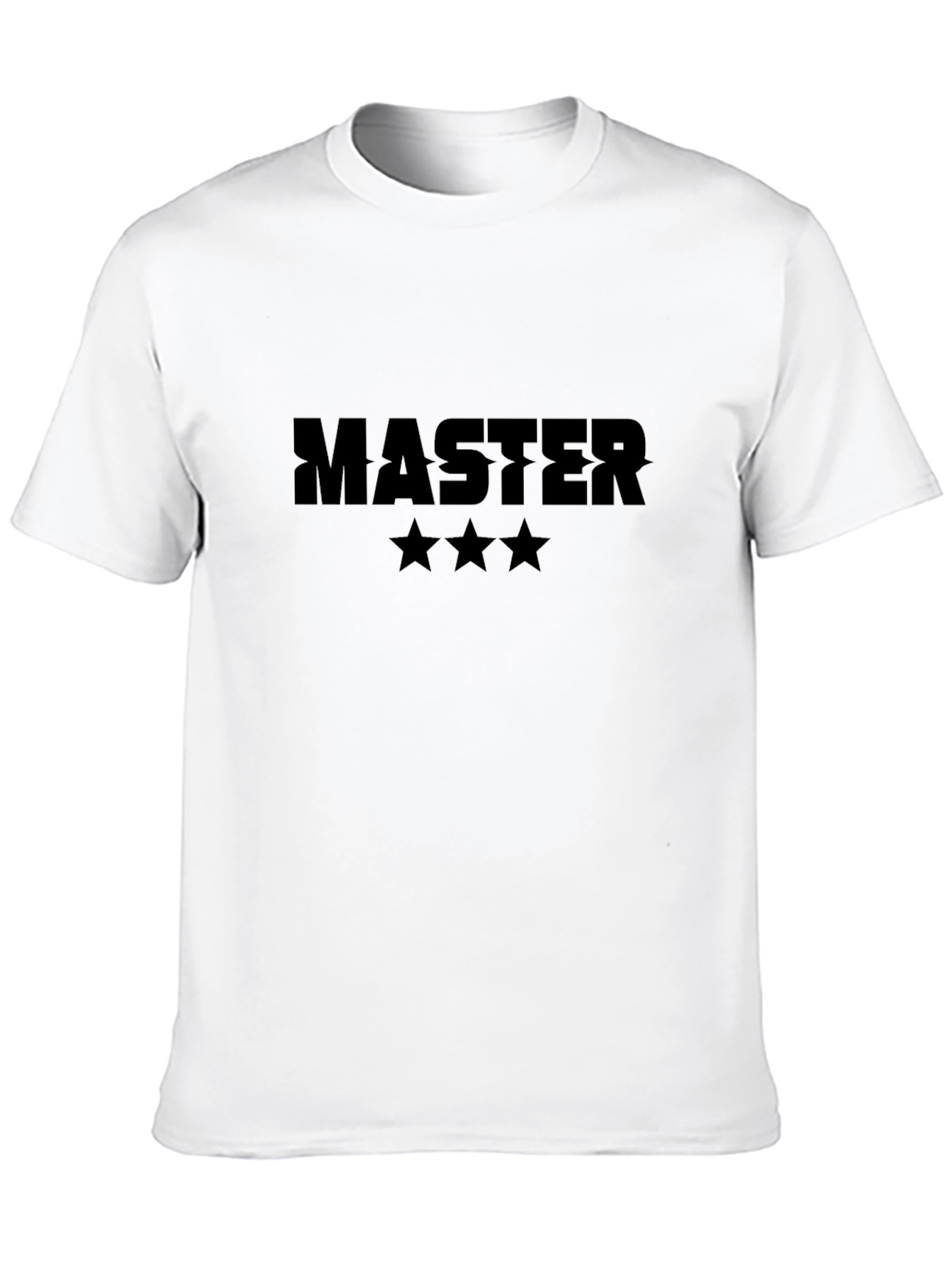 Master Three Star Black T-Shirt