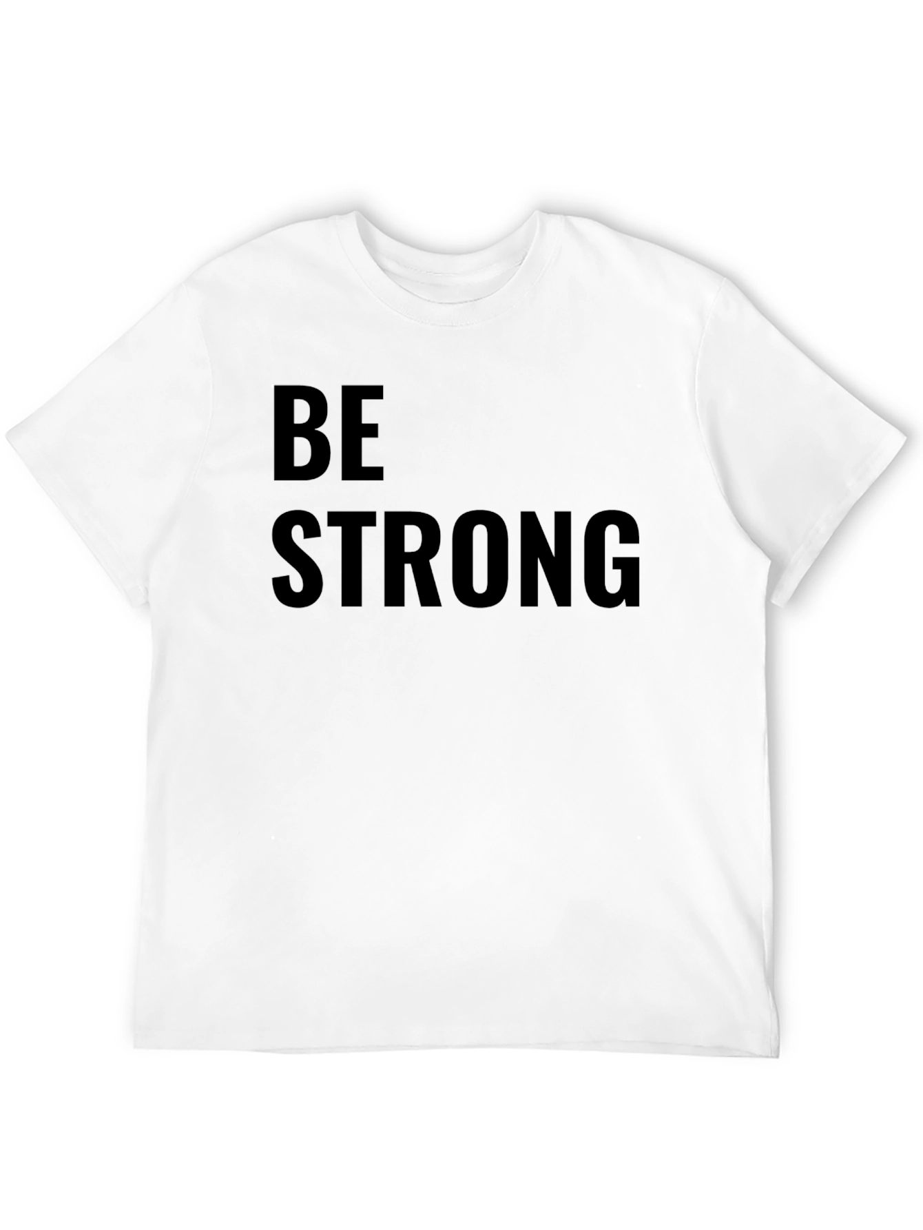 Be Strong Black Graphic Tee