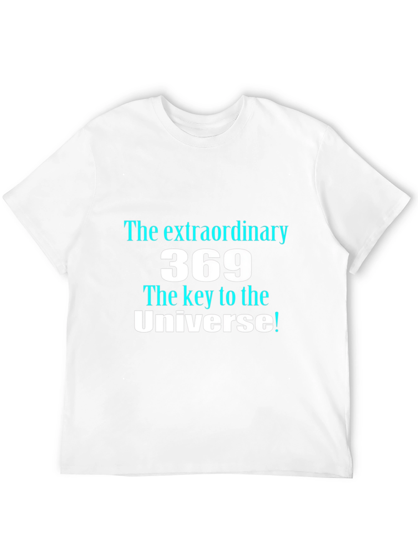 369 The Key to the Universe Mens Black T-Shirt