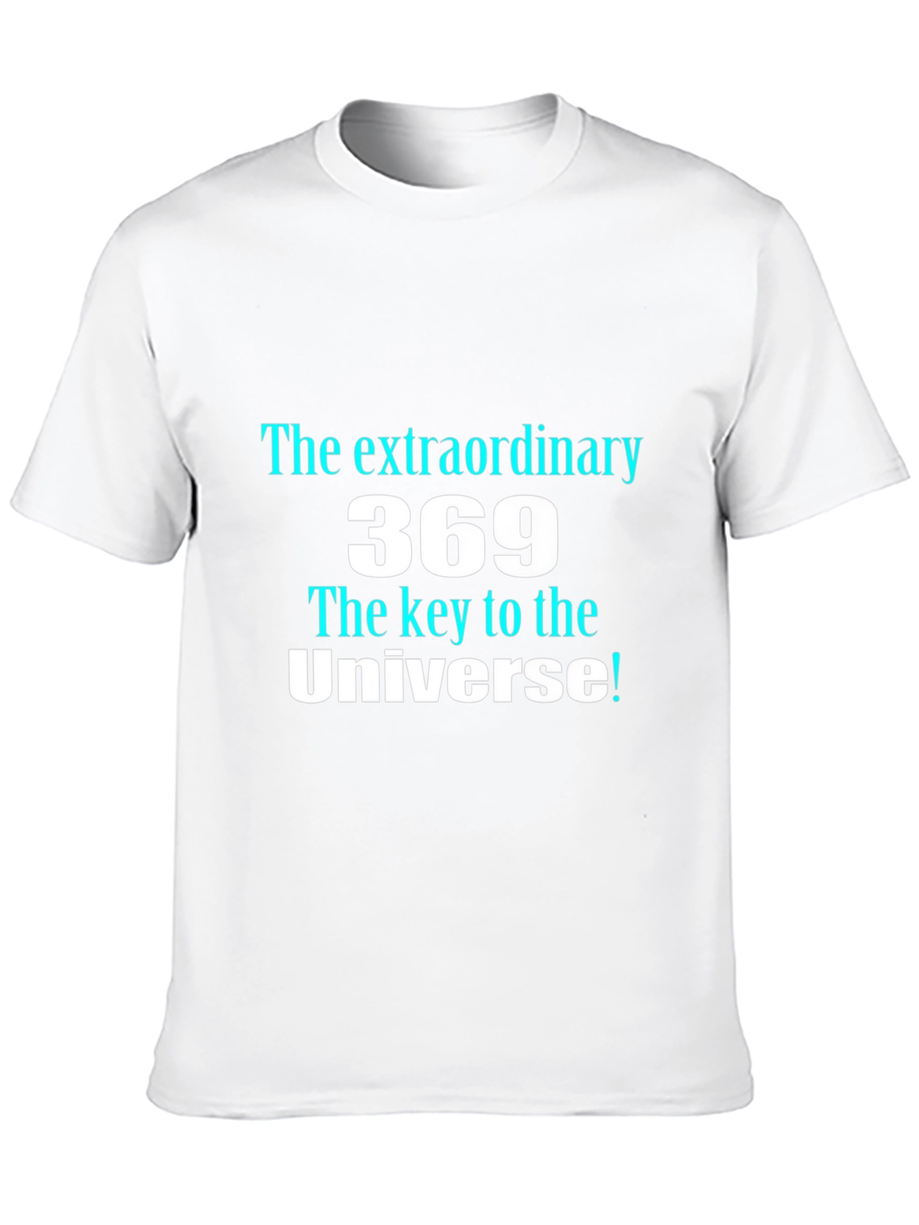 369 The Key to the Universe Mens Black T-Shirt