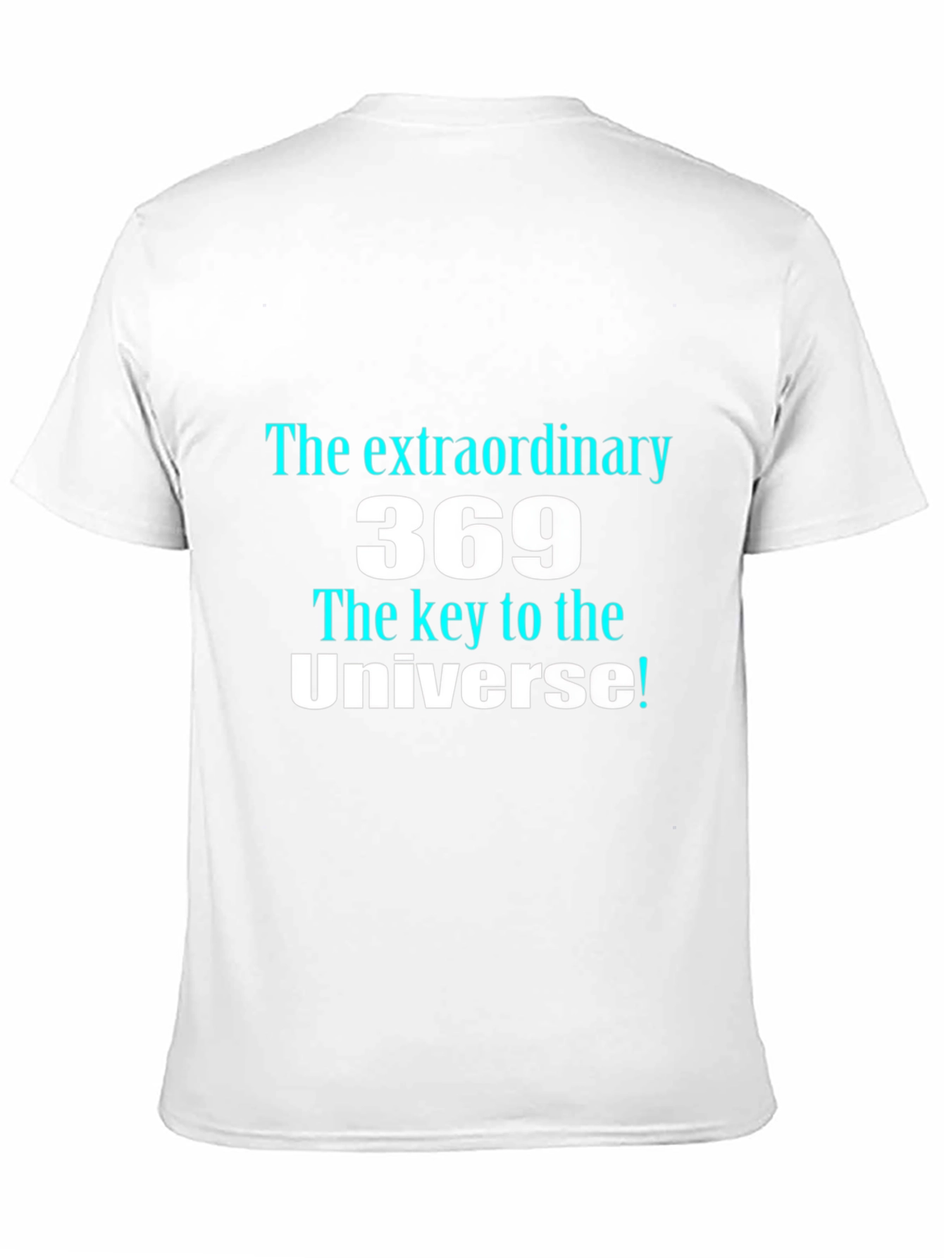 369 The Key to the Universe Mens Black T-Shirt