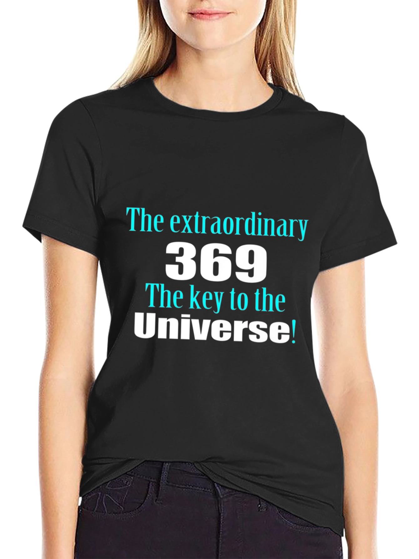 369 The Key to the Universe Mens Black T-Shirt