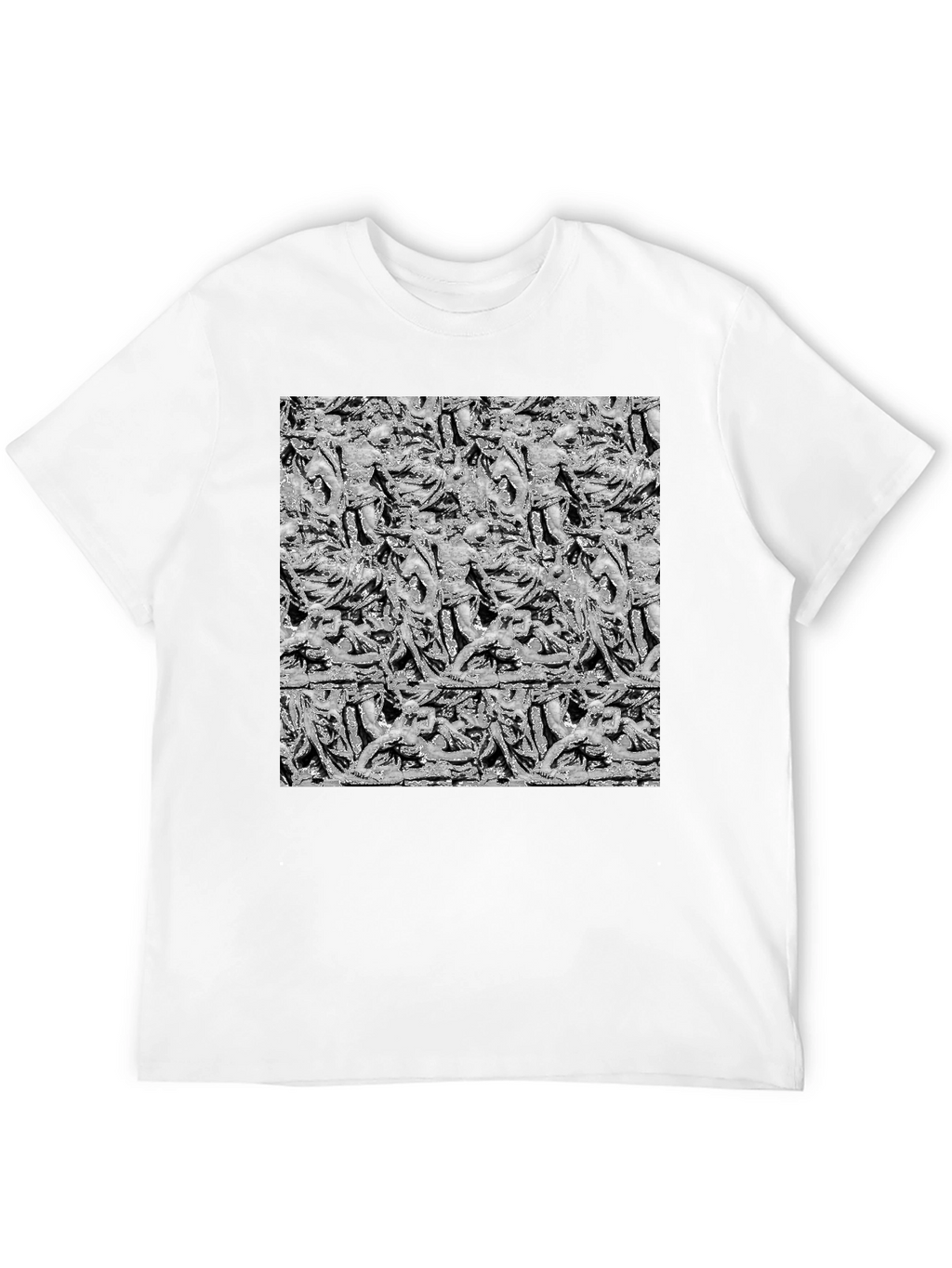 Statue Print Black T-Shirt
