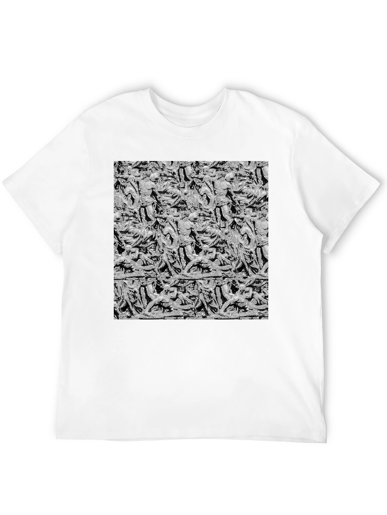 Statue Print Black T-Shirt