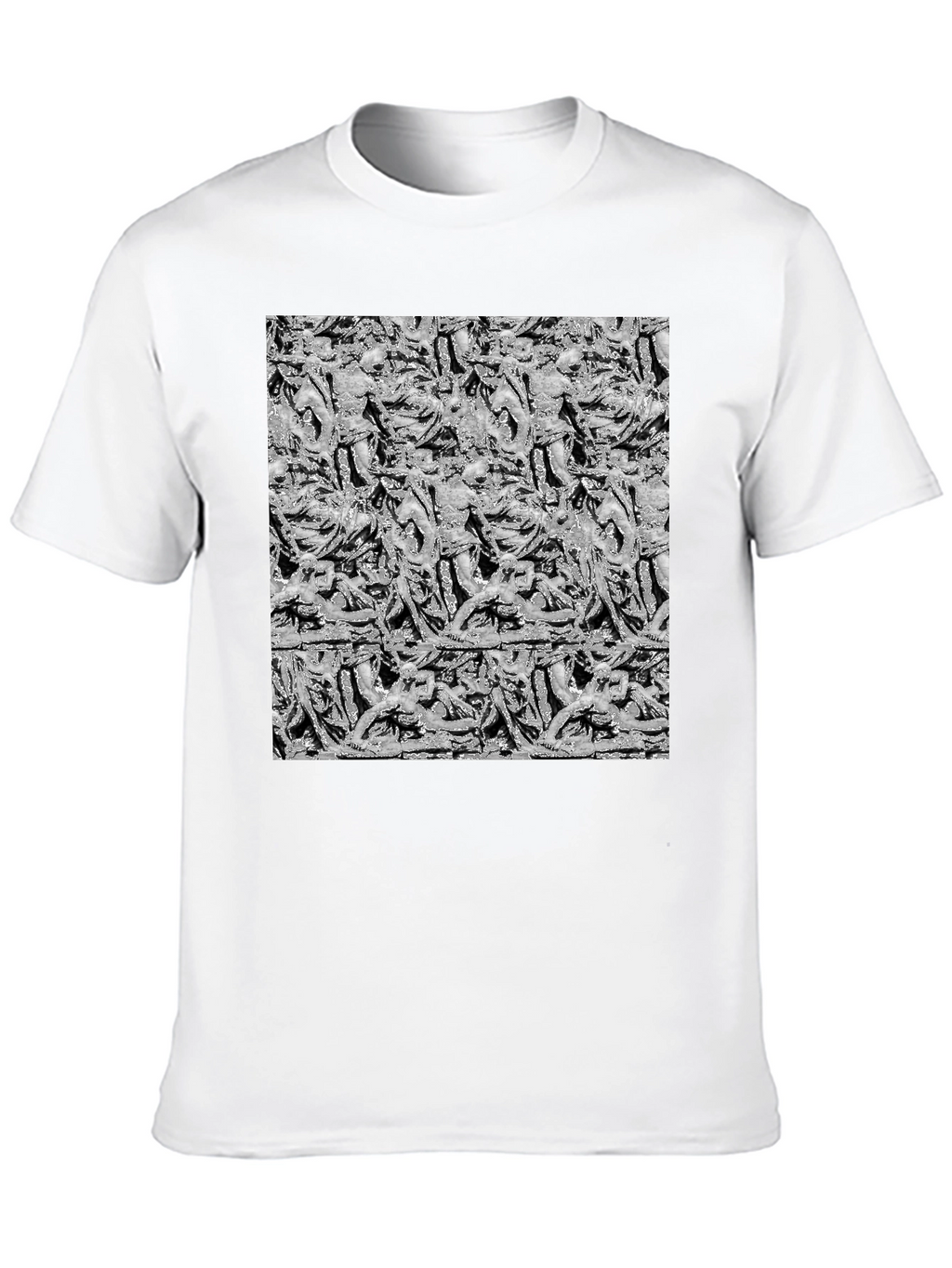 Statue Print Black T-Shirt