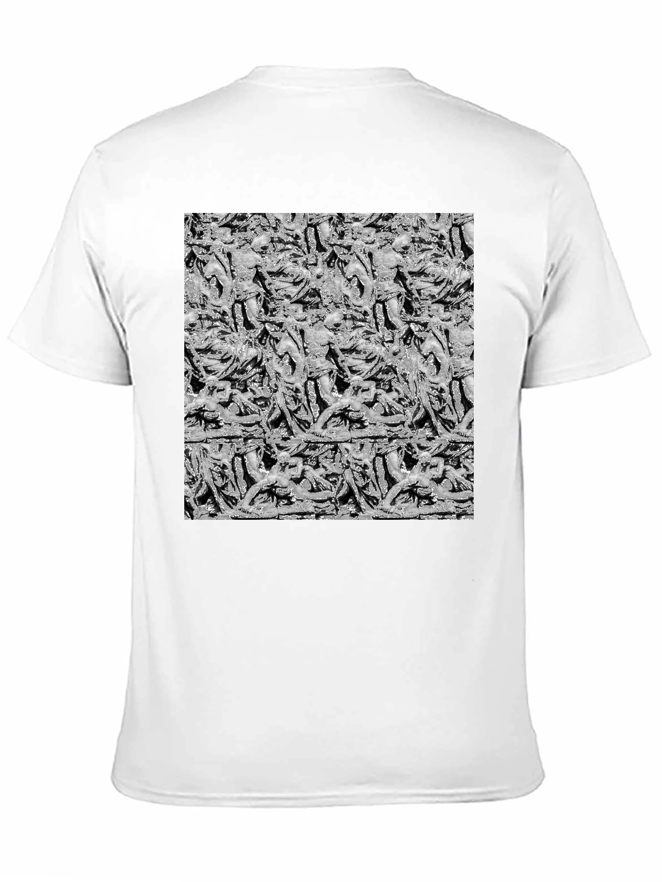Statue Print Black T-Shirt