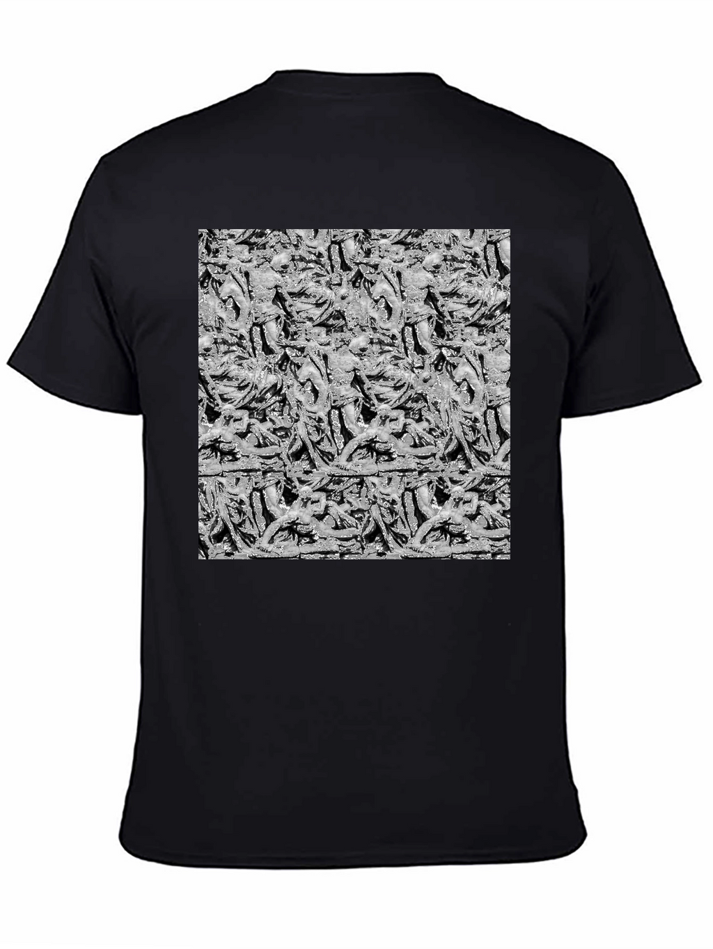 Statue Print Black T-Shirt