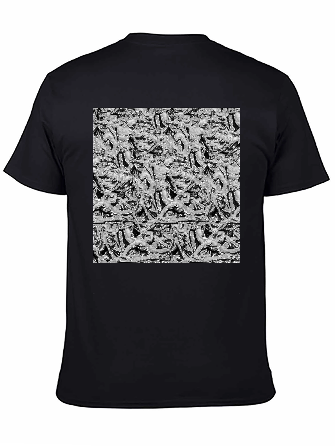 Statue Print Black T-Shirt