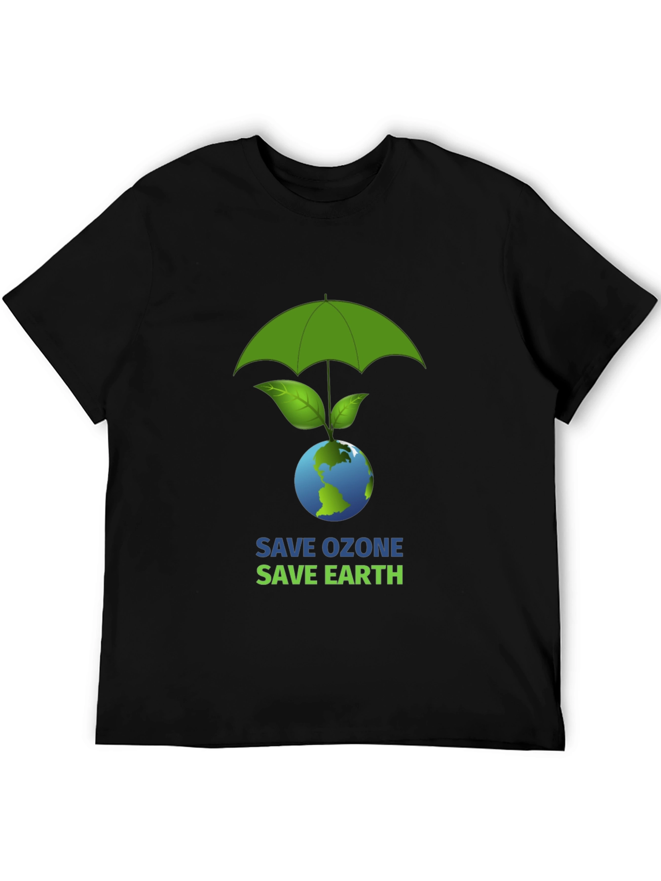 Eco-Friendly Graphic T-Shirt - Save Ozone Save Earth