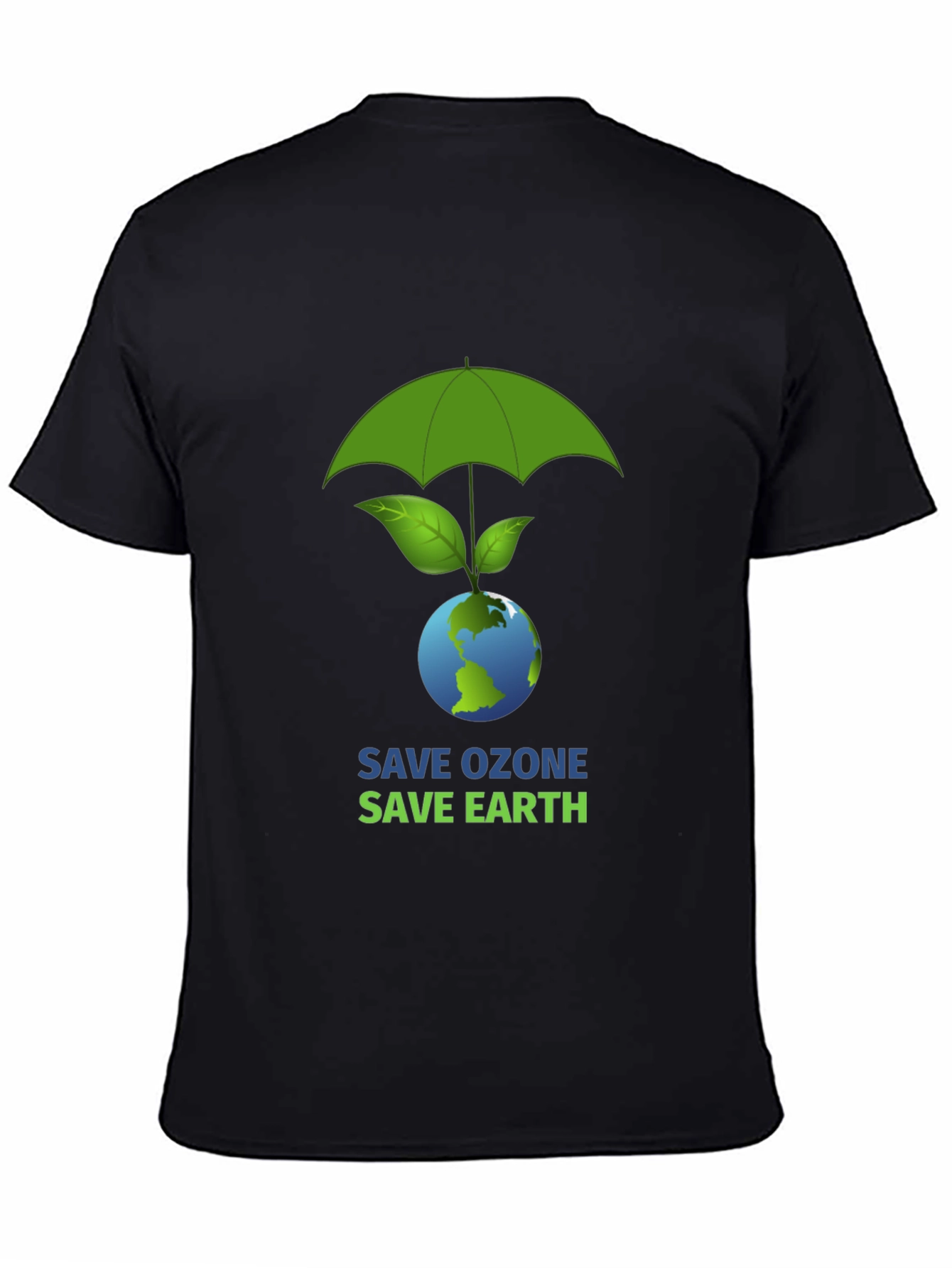 Eco-Friendly Graphic T-Shirt - Save Ozone Save Earth