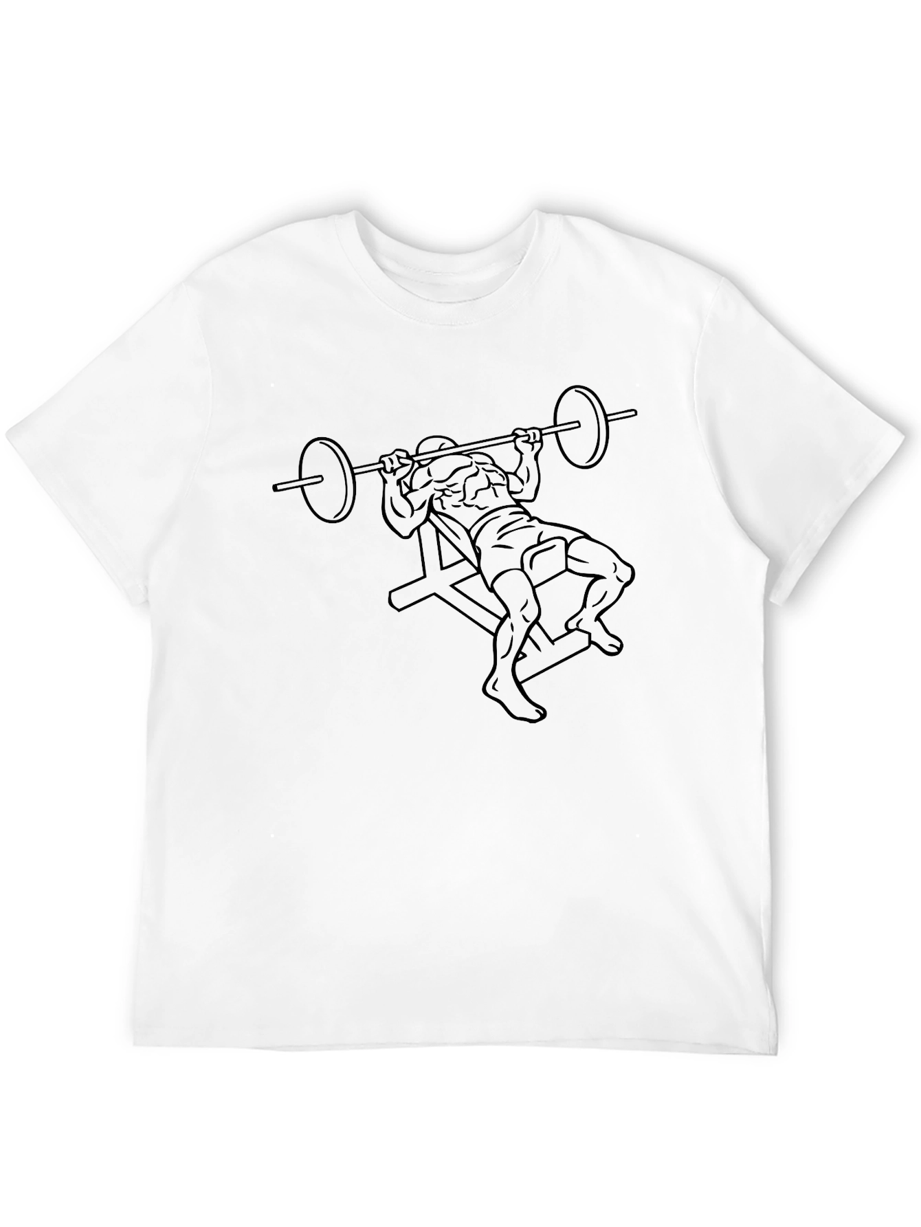 Bench Presser Graphic T-Shirt - Gym Workout Apparel