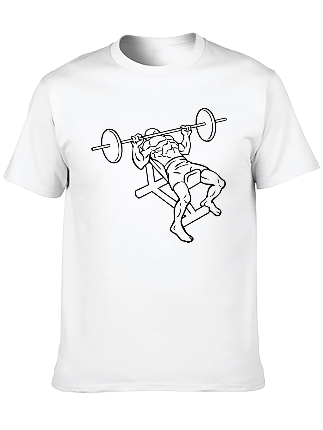 Bench Presser Graphic T-Shirt - Gym Workout Apparel