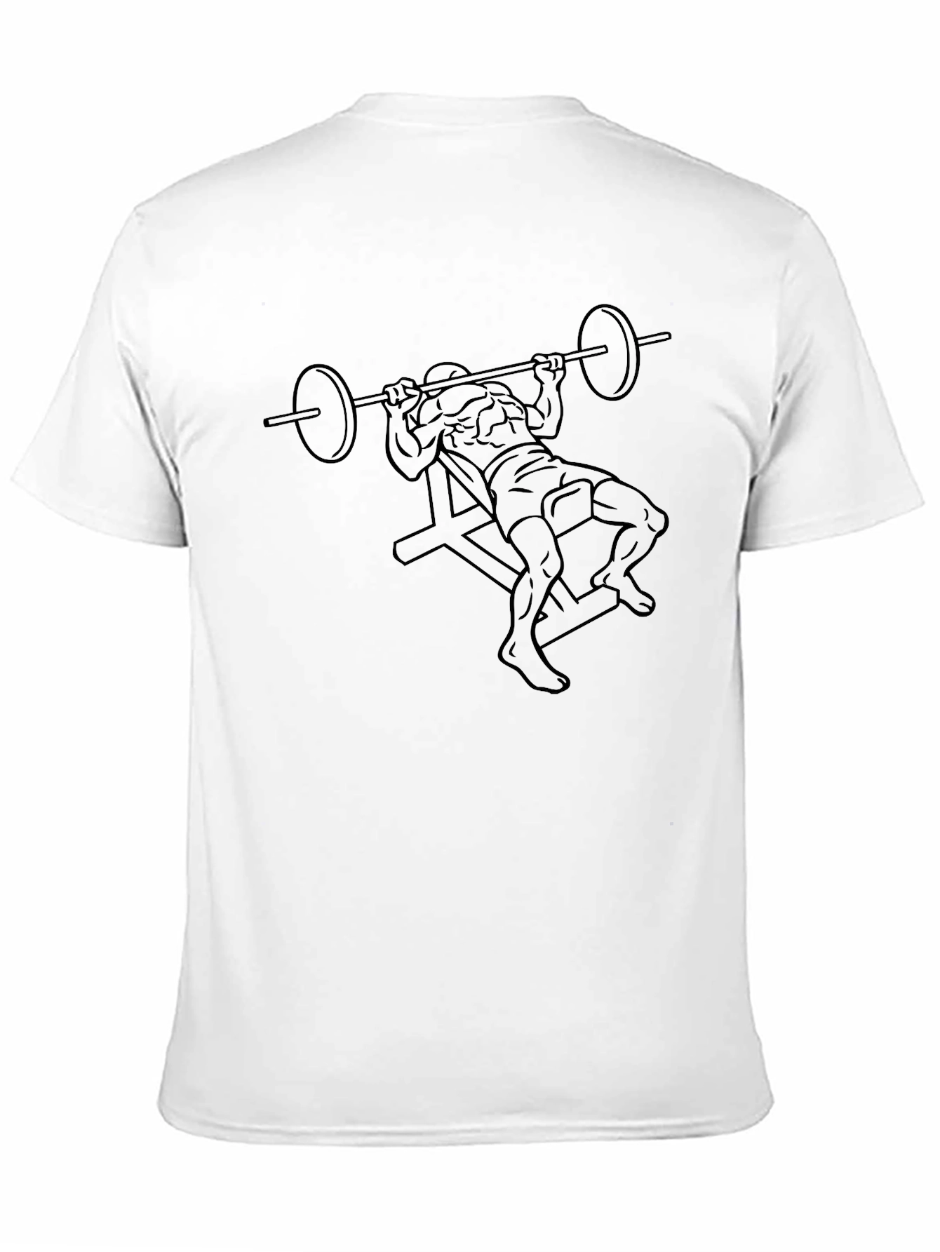 Bench Presser Graphic T-Shirt - Gym Workout Apparel