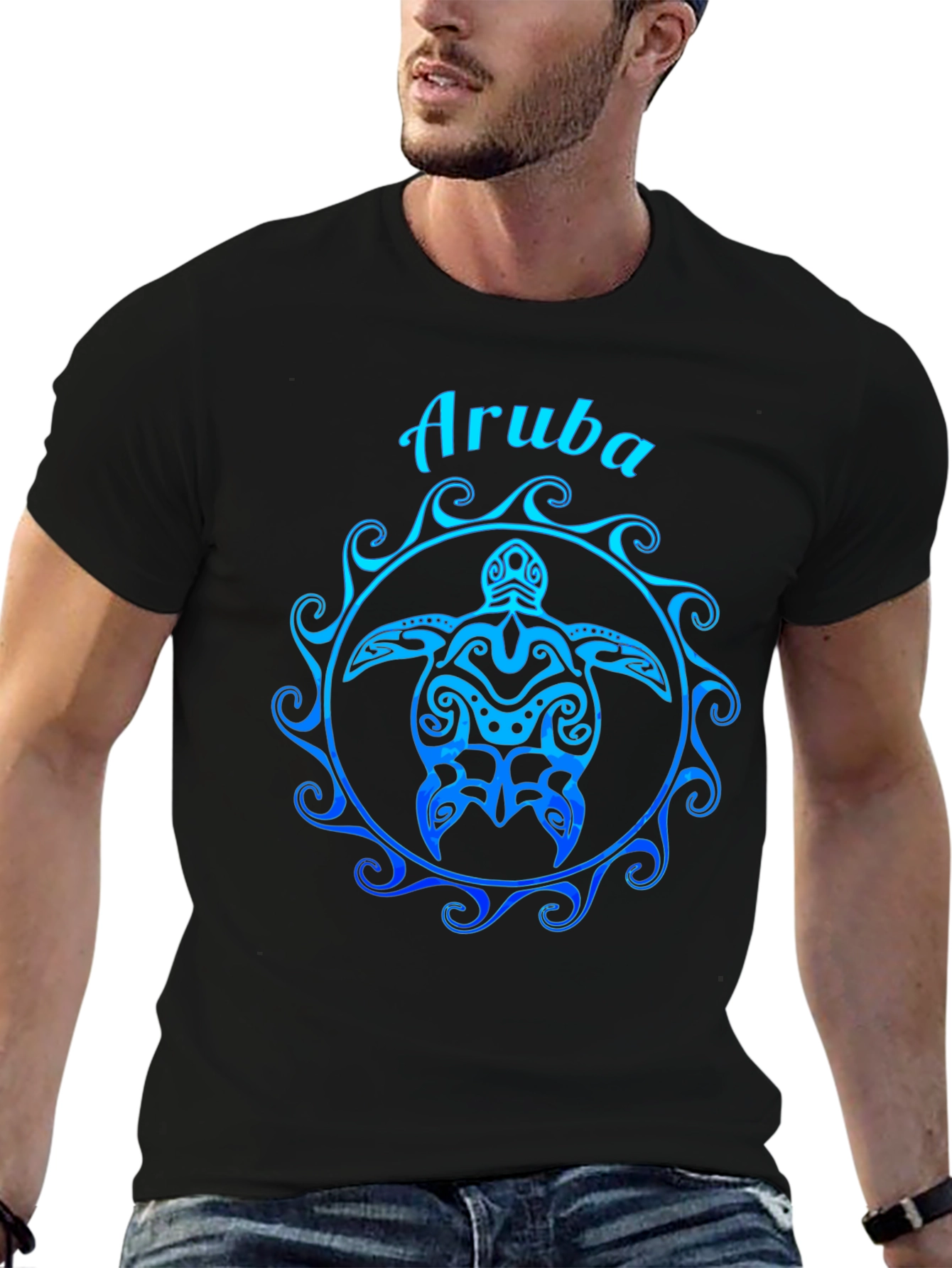 Aruba Sea Turtle Graphic T-Shirt