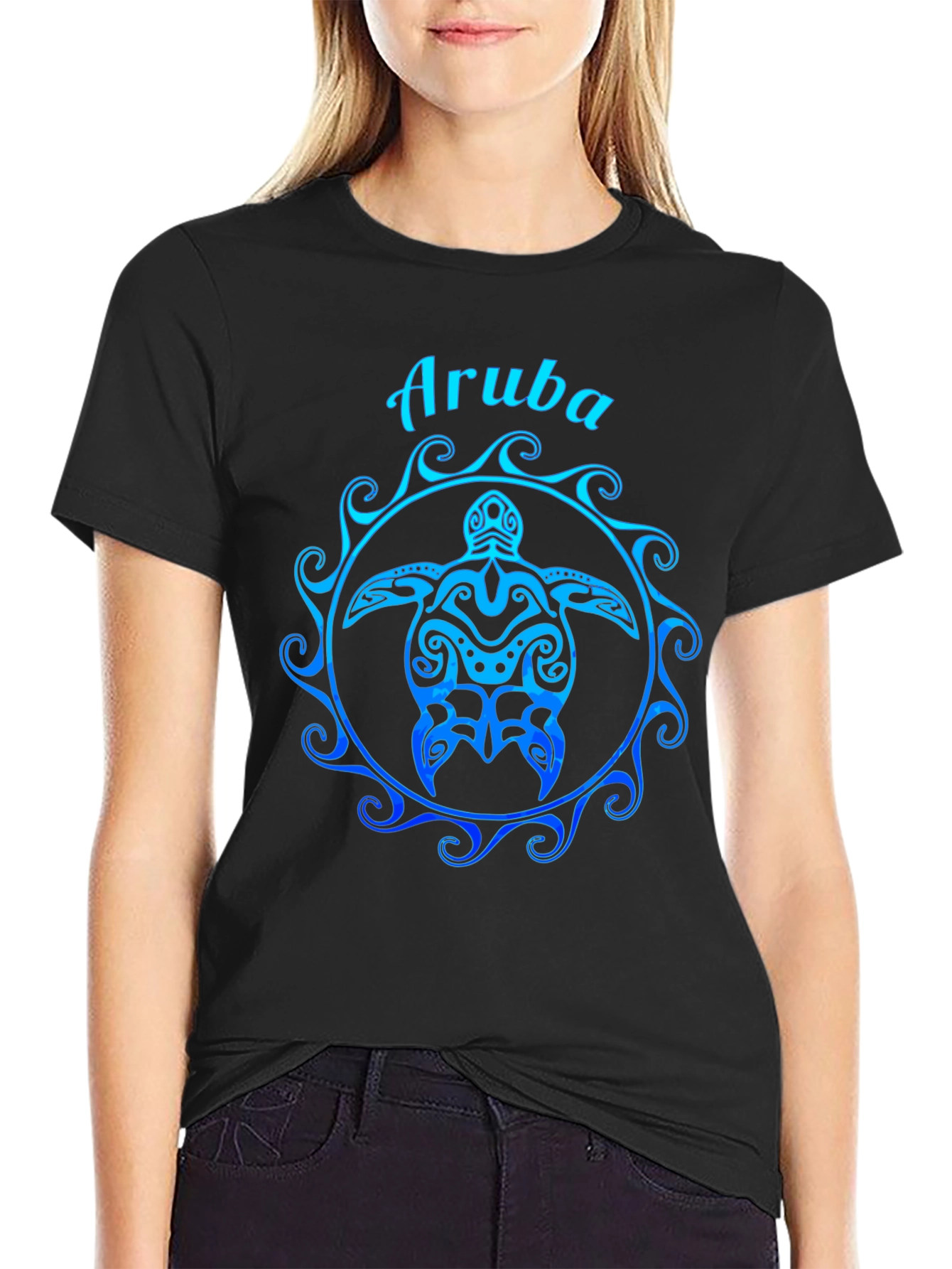 Aruba Sea Turtle Graphic T-Shirt