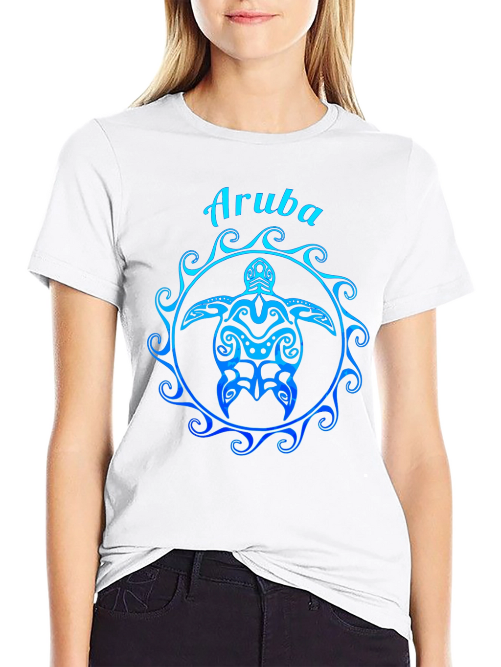 Aruba Sea Turtle Graphic T-Shirt