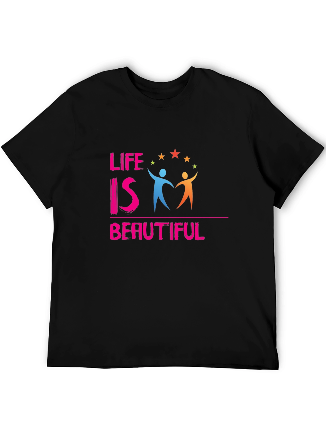 Life is Beautiful Graphic Tee - Inspiring Design