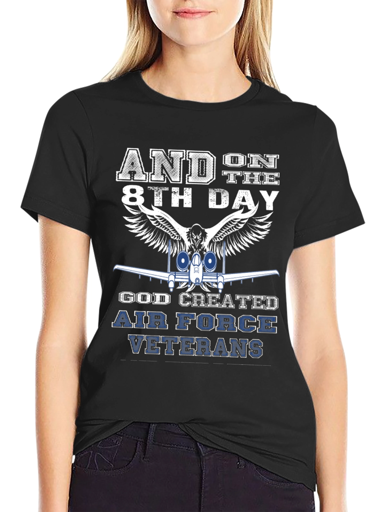 Air Force Veterans T-Shirt - And on the 8th Day