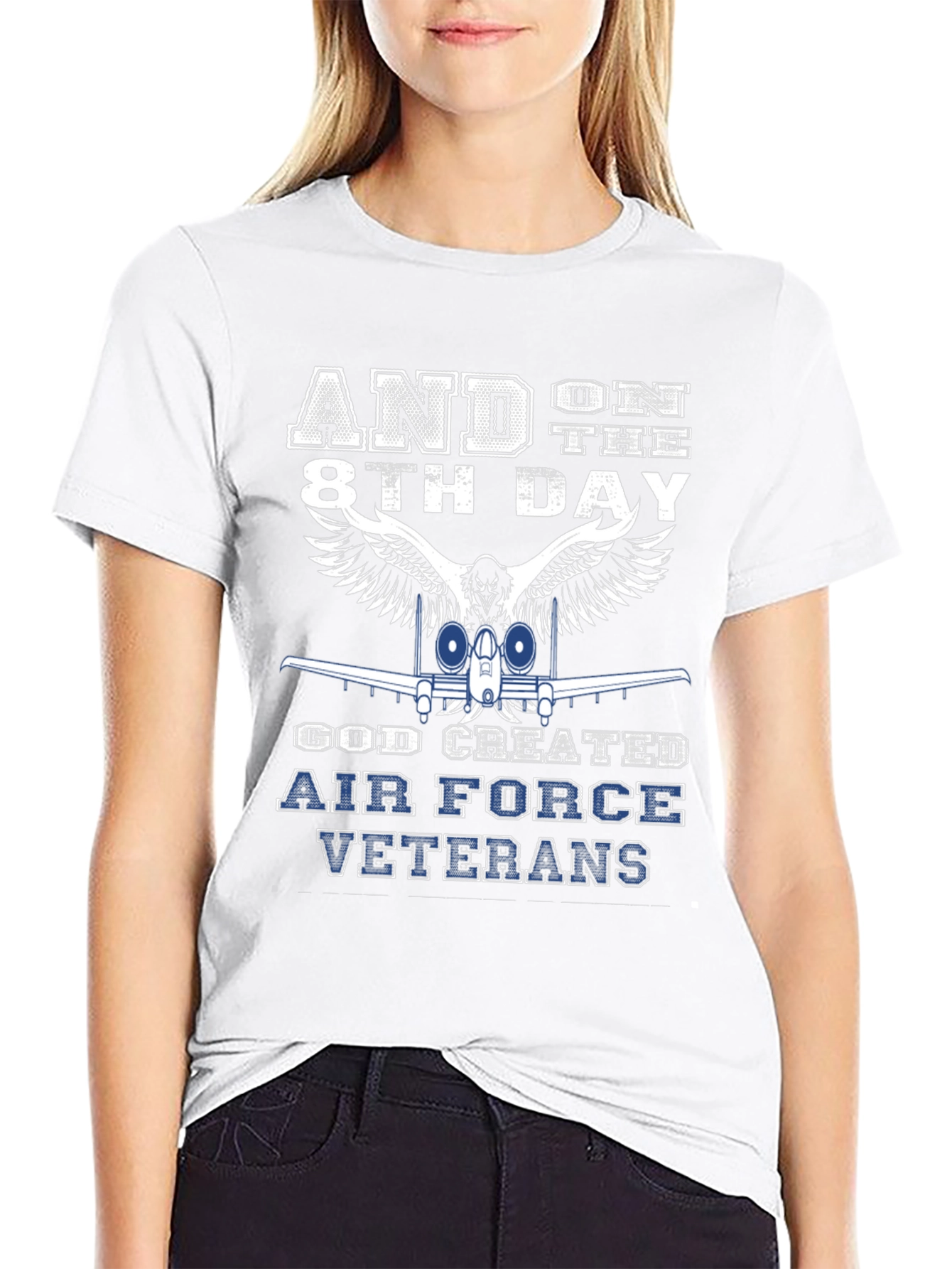 Air Force Veterans T-Shirt - And on the 8th Day