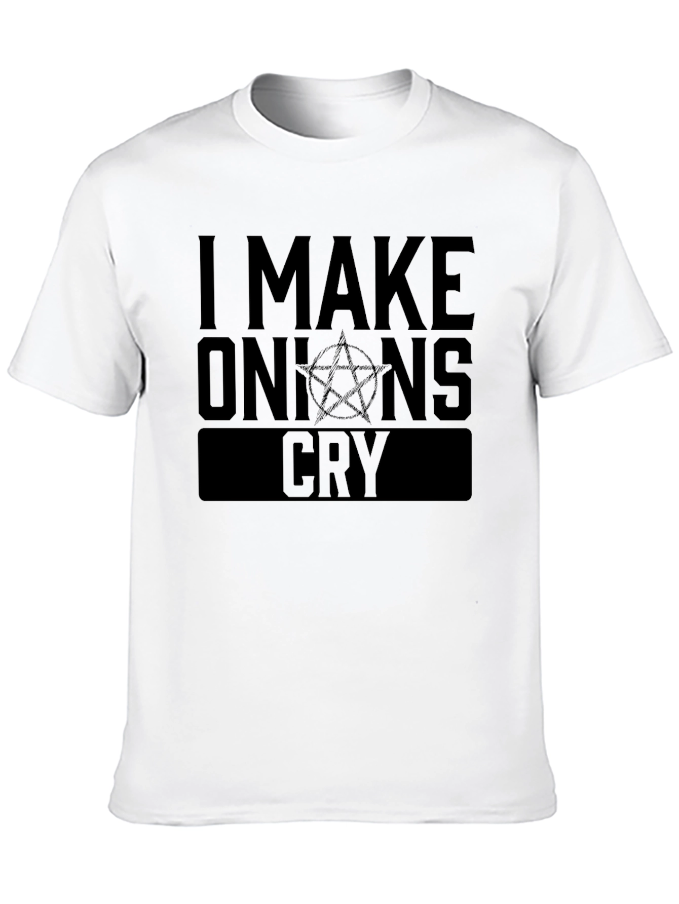 I Make Onions Cry Graphic Tee - Black