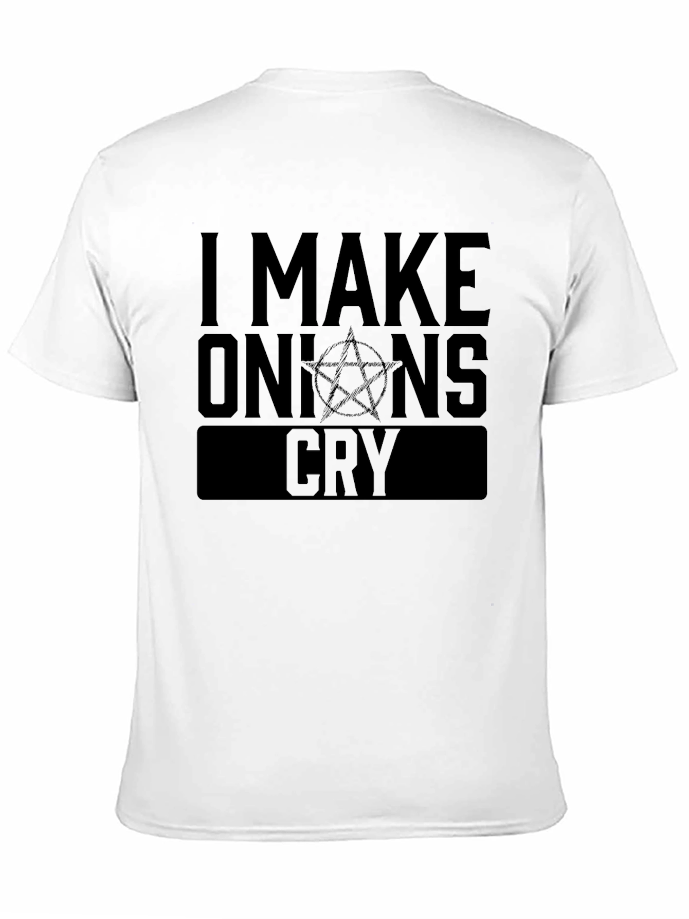 I Make Onions Cry Graphic Tee - Black