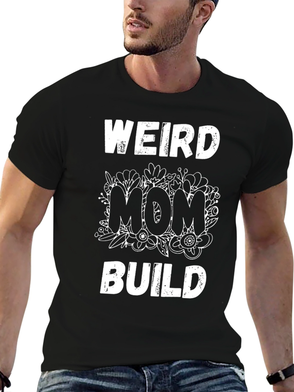 Weird Mom Build Graphic Tee