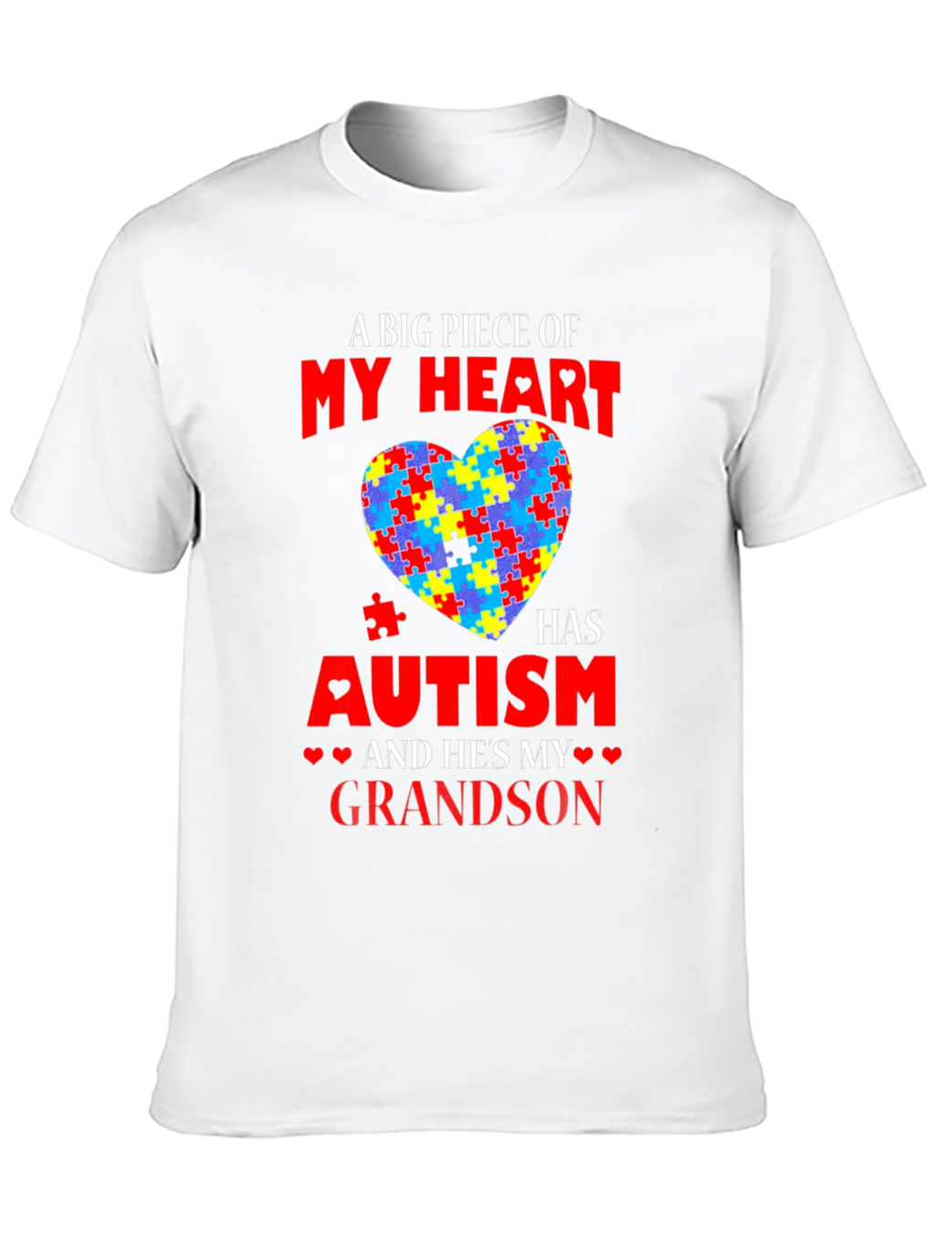 Autism Awareness Grandson T-Shirt