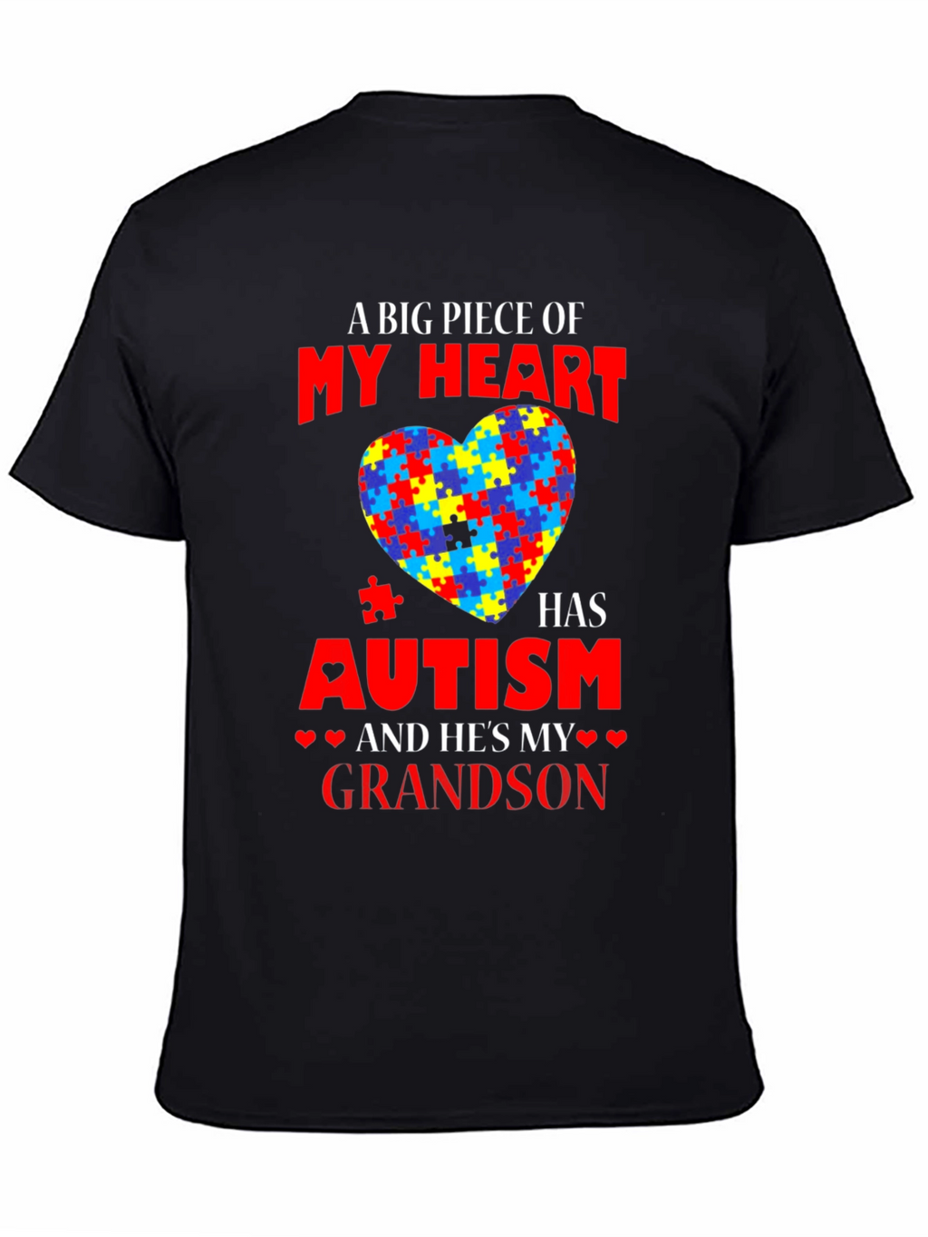 Autism Awareness Grandson T-Shirt