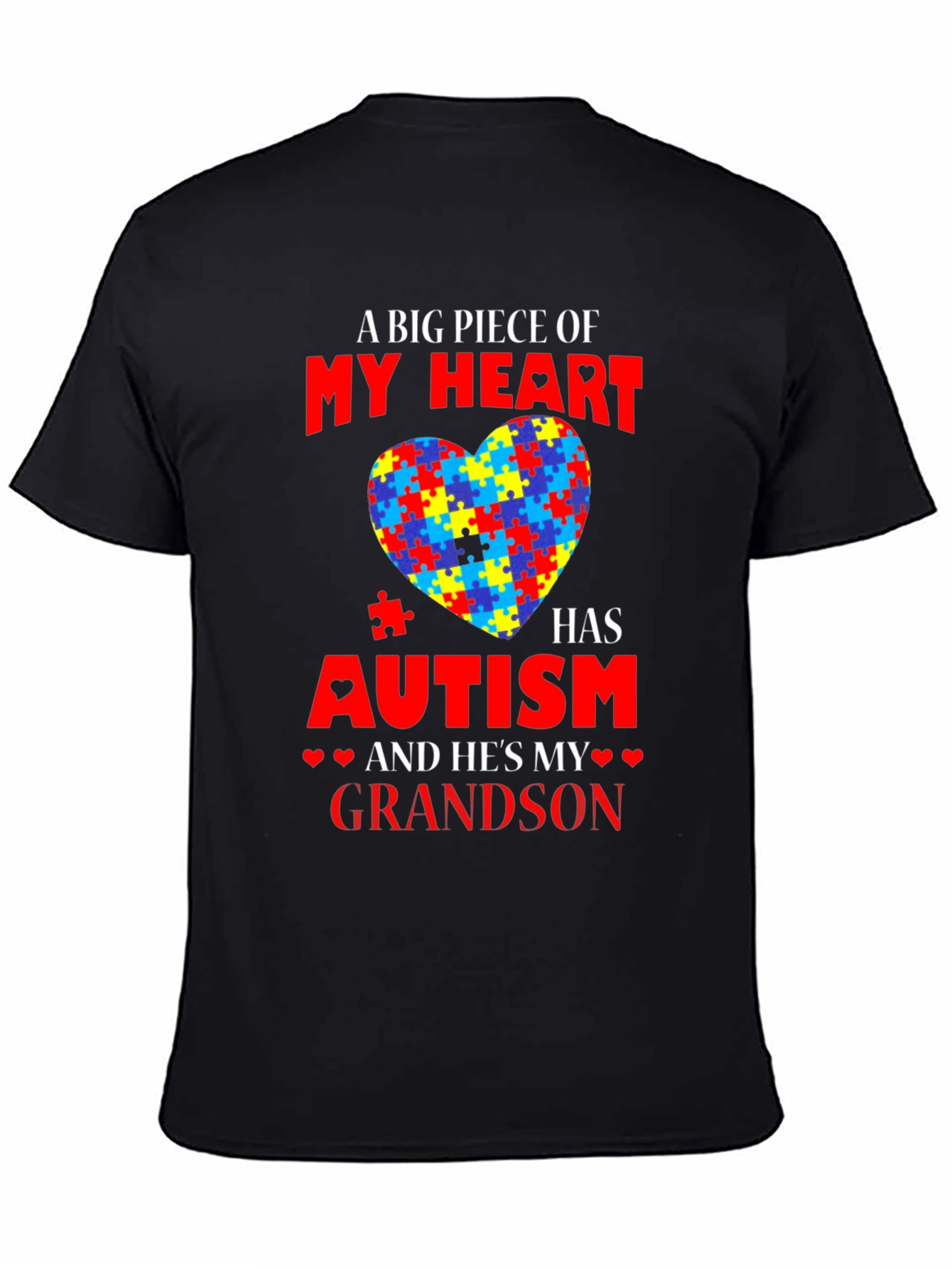 Autism Awareness Grandson T-Shirt