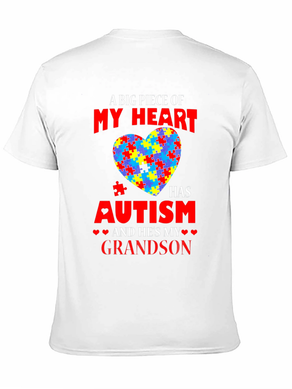 Autism Awareness Grandson T-Shirt