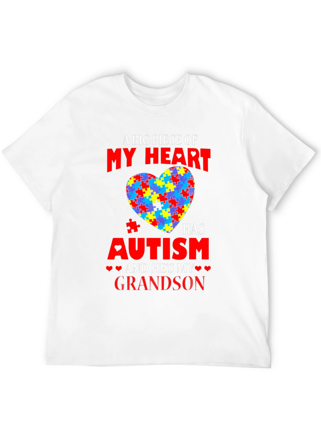 Autism Awareness Grandson T-Shirt