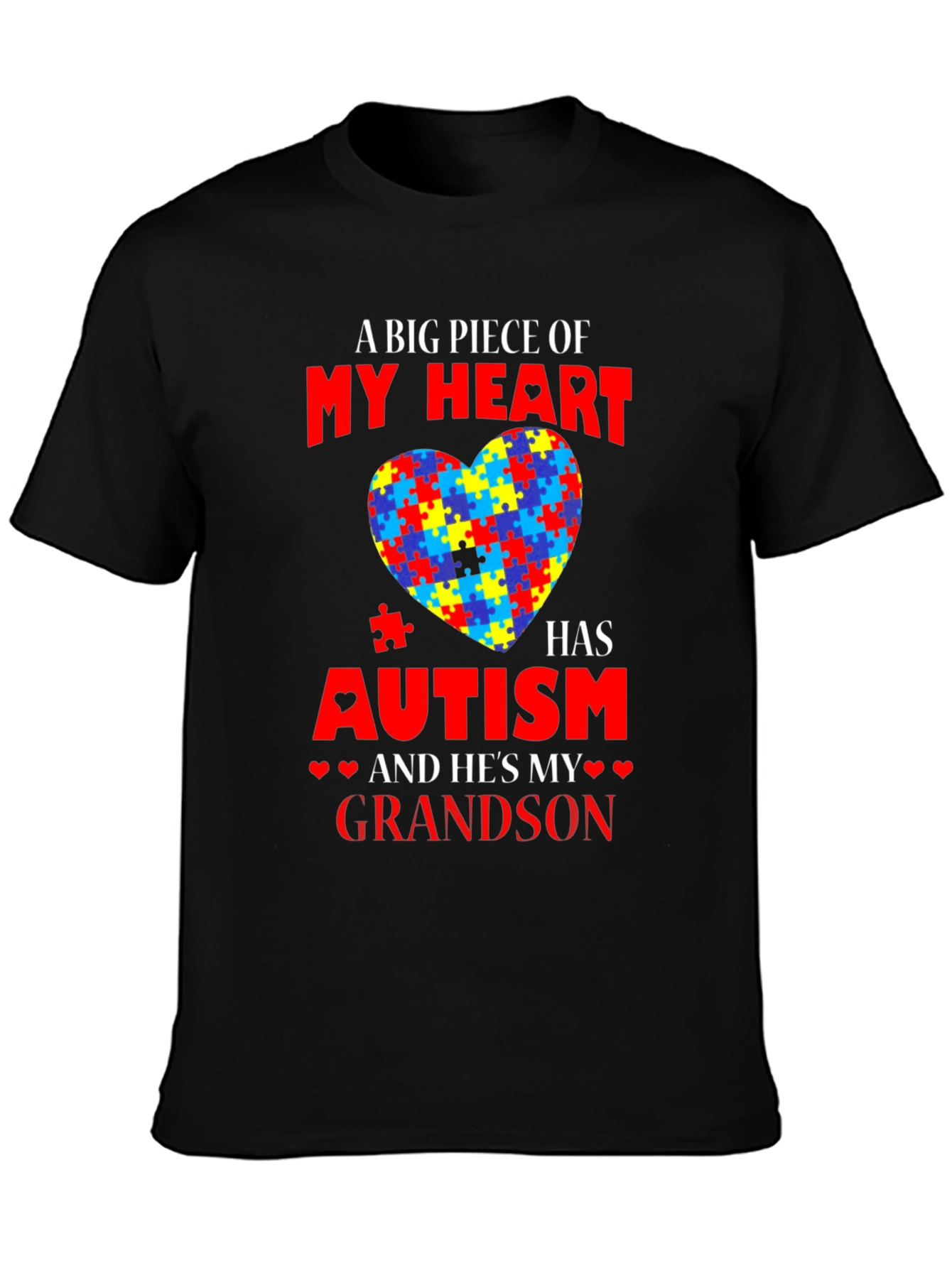 Autism Awareness Grandson T-Shirt