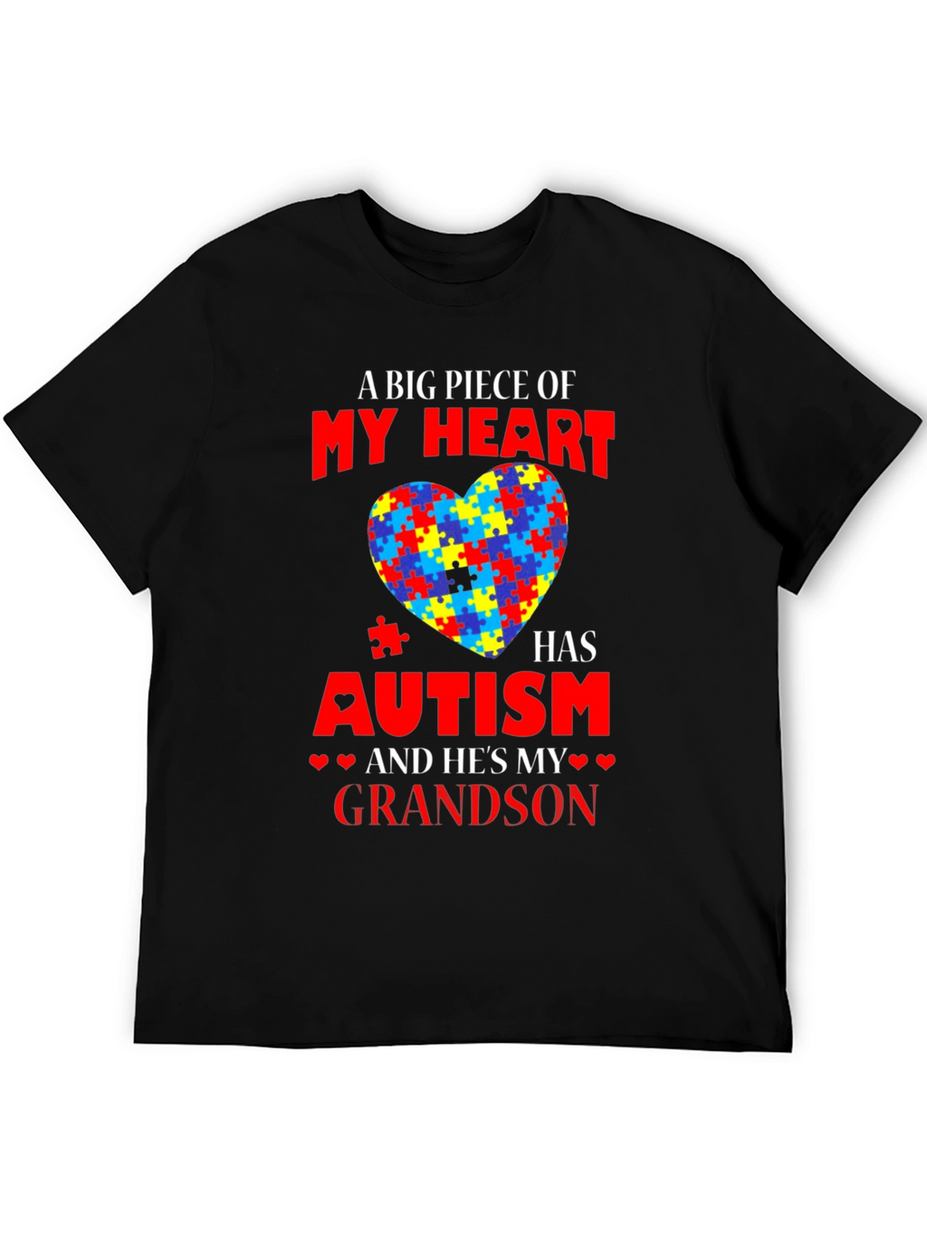 Autism Awareness Grandson T-Shirt