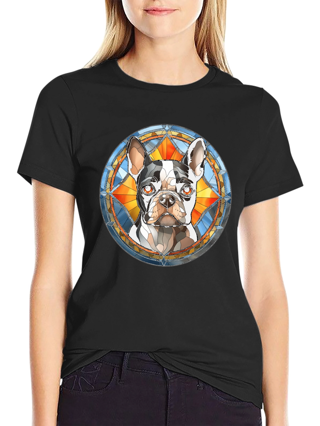 Dog Breed Stained Glass T-Shirt