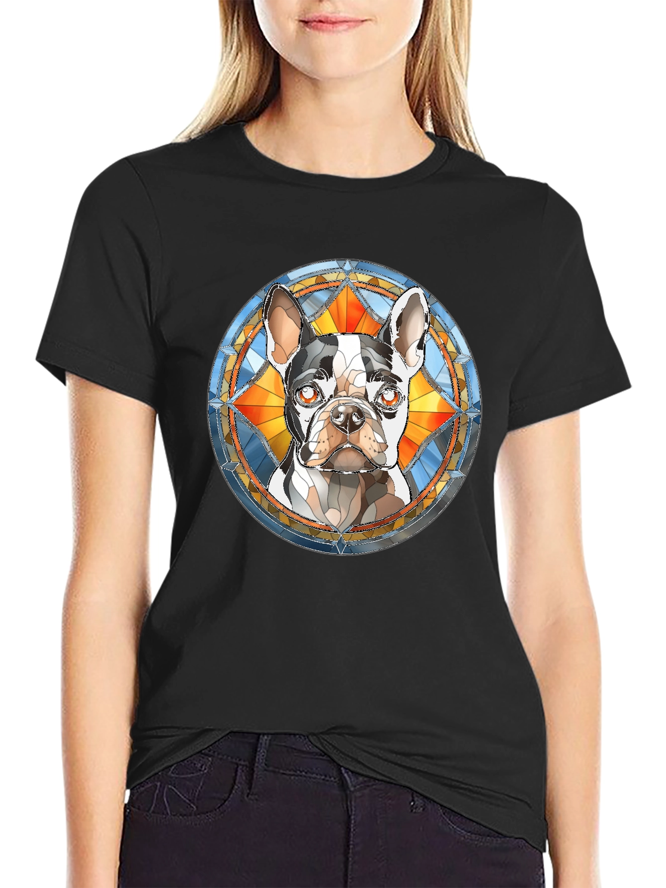 Dog Breed Stained Glass T-Shirt