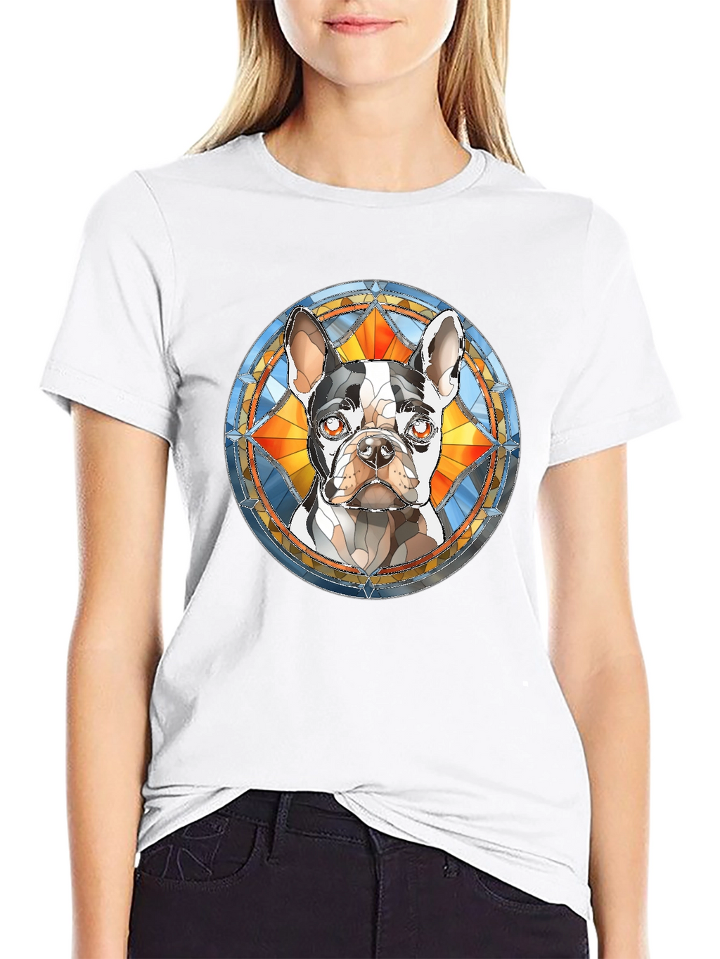 Dog Breed Stained Glass T-Shirt