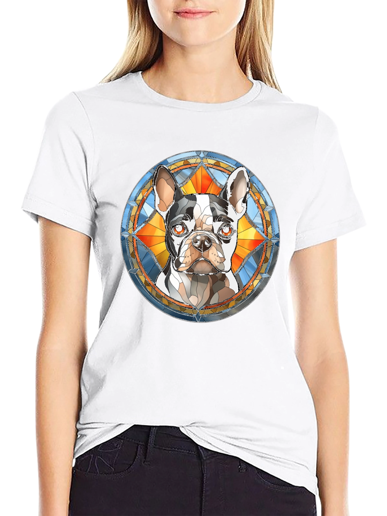 Dog Breed Stained Glass T-Shirt