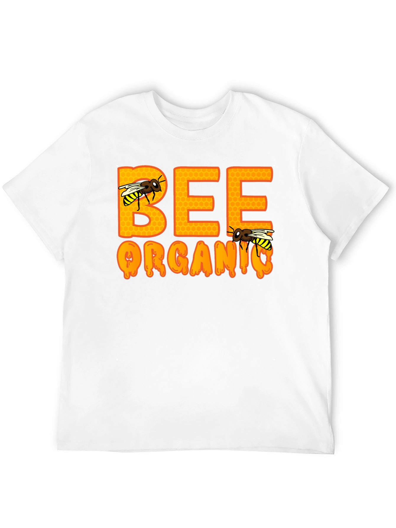 Bee Organic T-Shirt - Black Cotton Tee