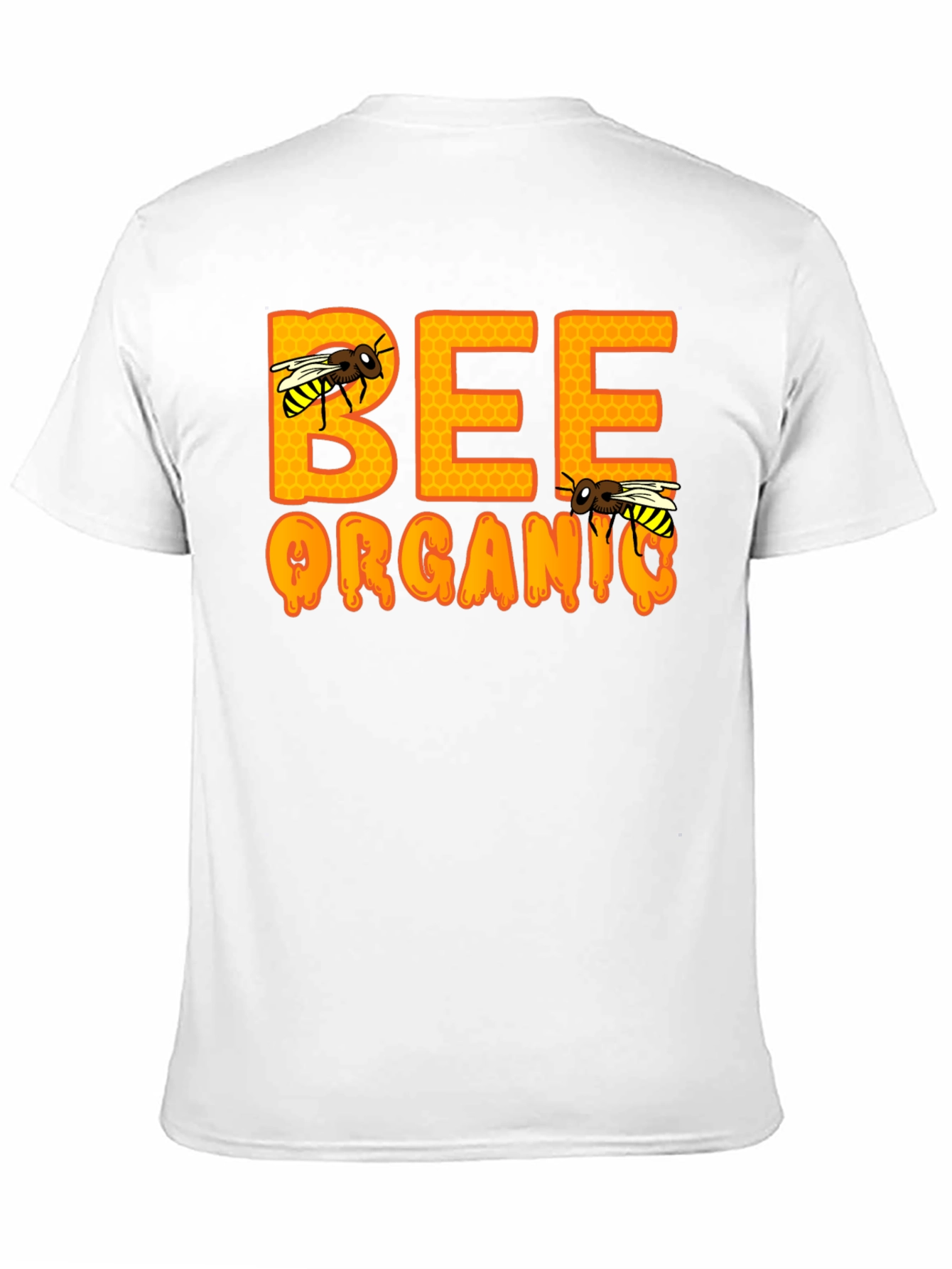 Bee Organic T-Shirt - Black Cotton Tee