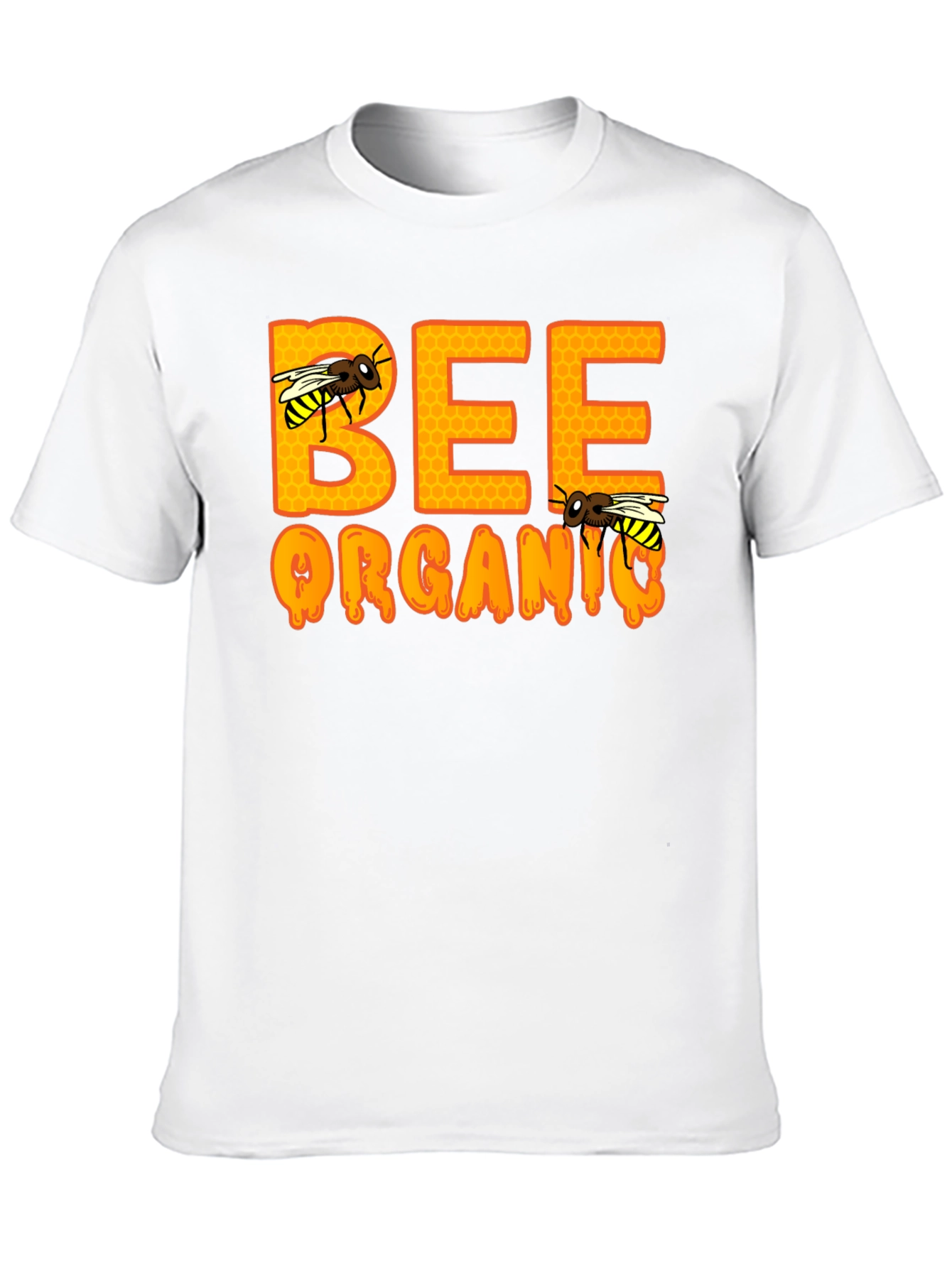 Bee Organic T-Shirt - Black Cotton Tee
