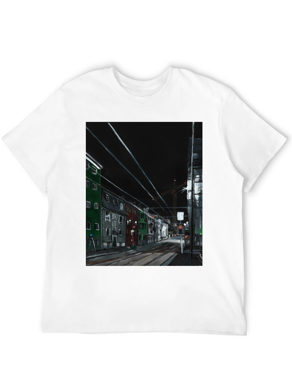 Cityscape Graphic T-Shirt - Street View Tee