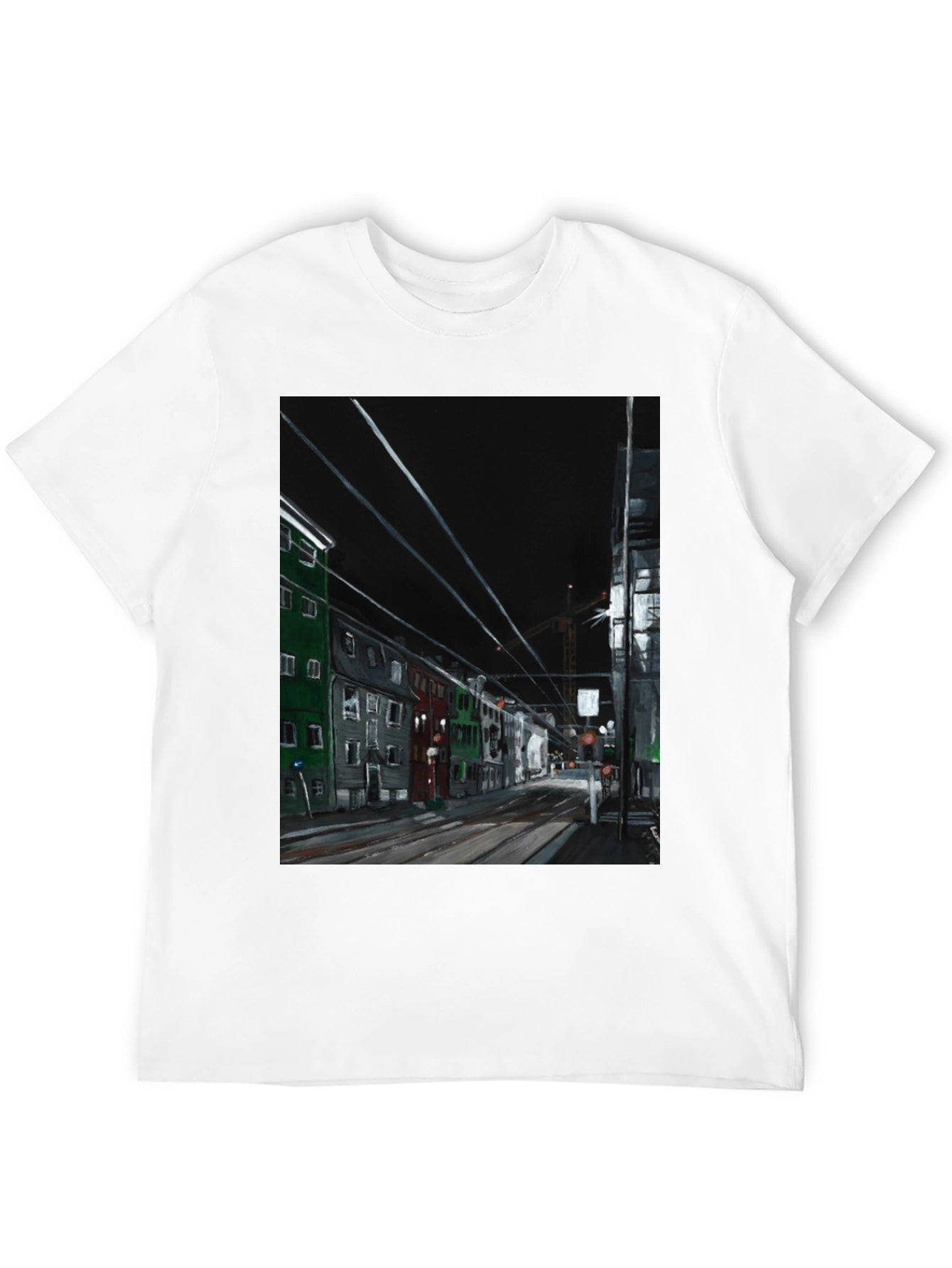Cityscape Graphic T-Shirt - Street View Tee