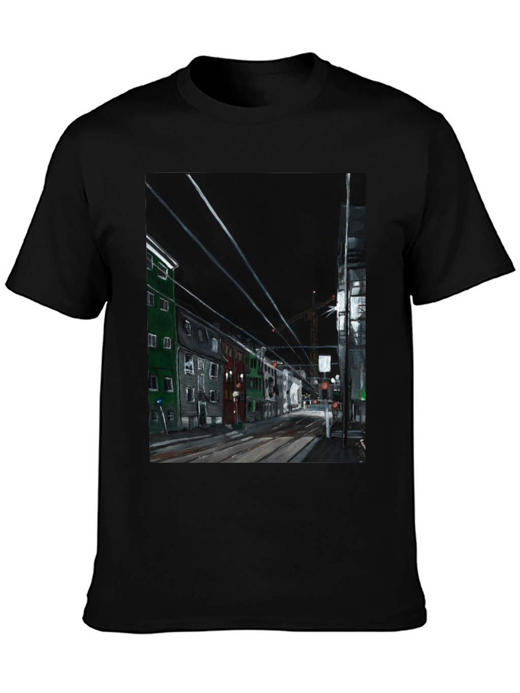 Cityscape Graphic T-Shirt - Street View Tee