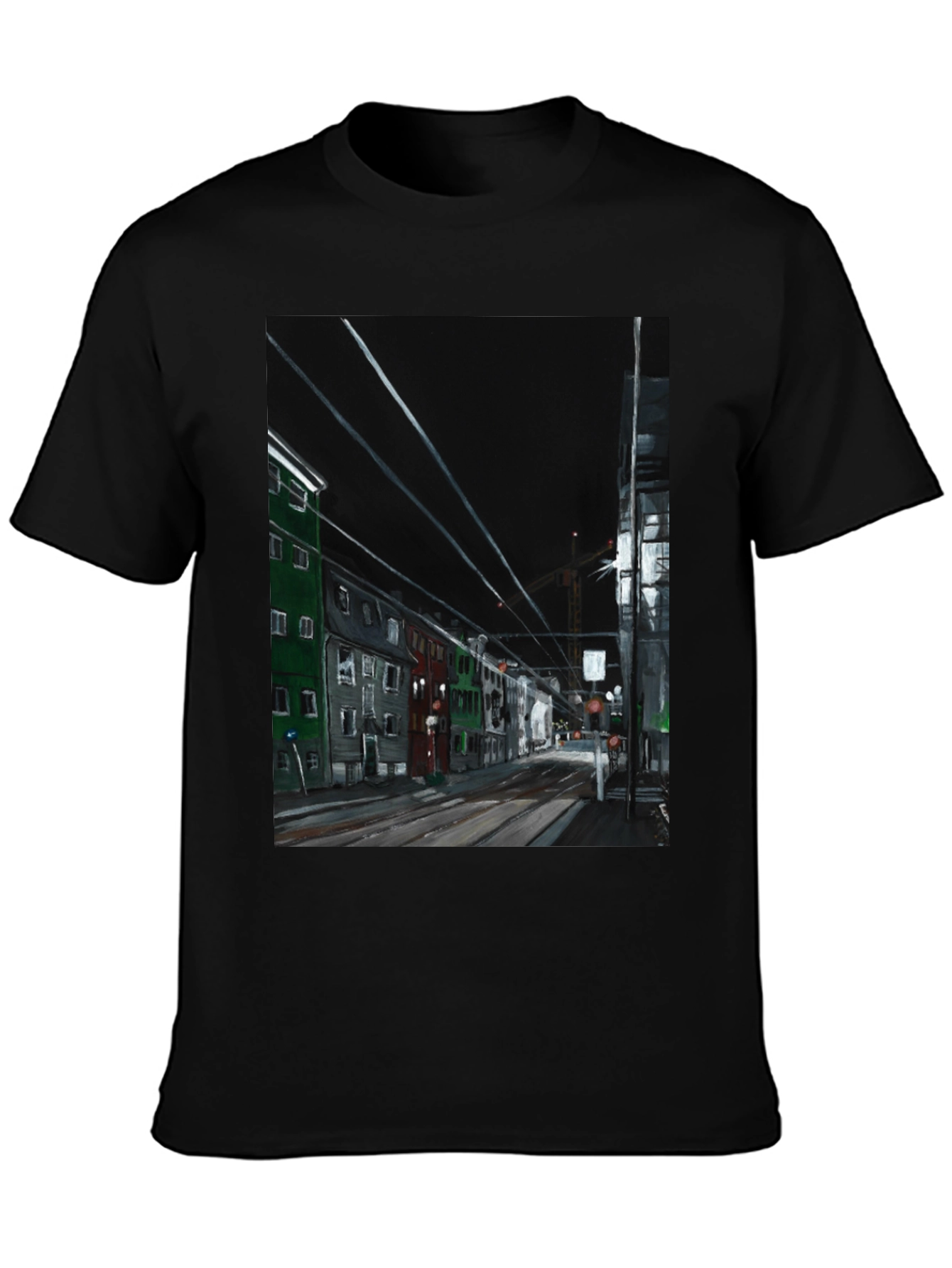 Cityscape Graphic T-Shirt - Street View Tee