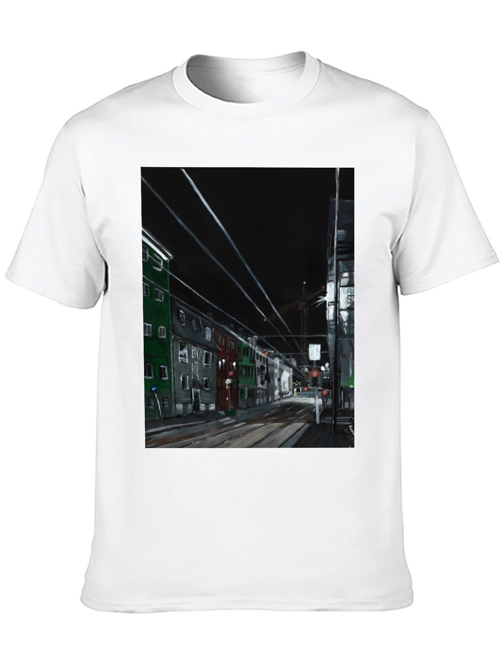 Cityscape Graphic T-Shirt - Street View Tee
