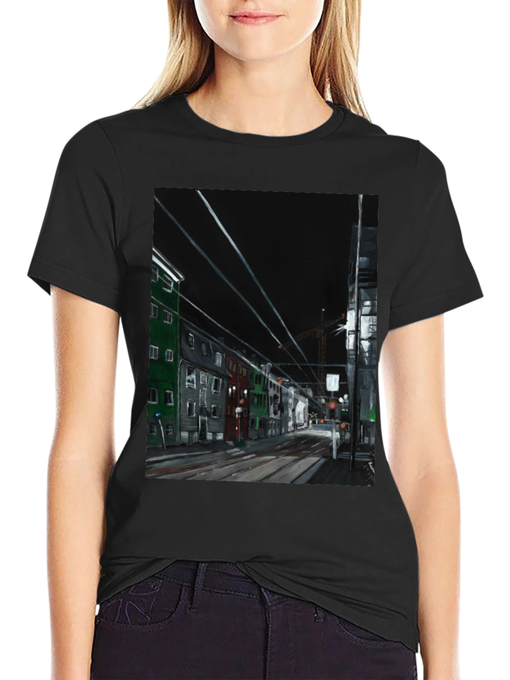 Cityscape Graphic T-Shirt - Street View Tee